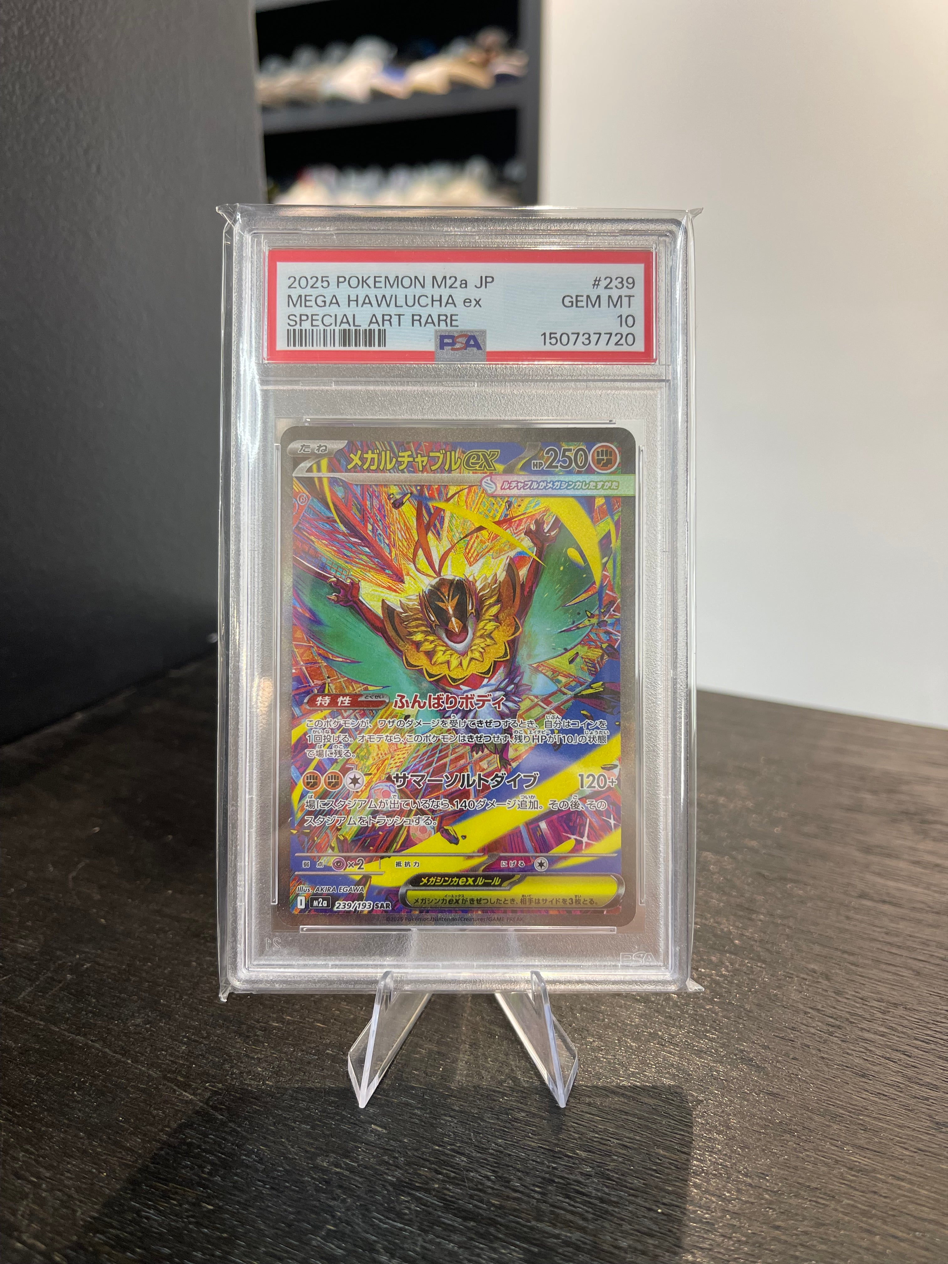 Mega Hawlucha ex #239 (PSA 10)