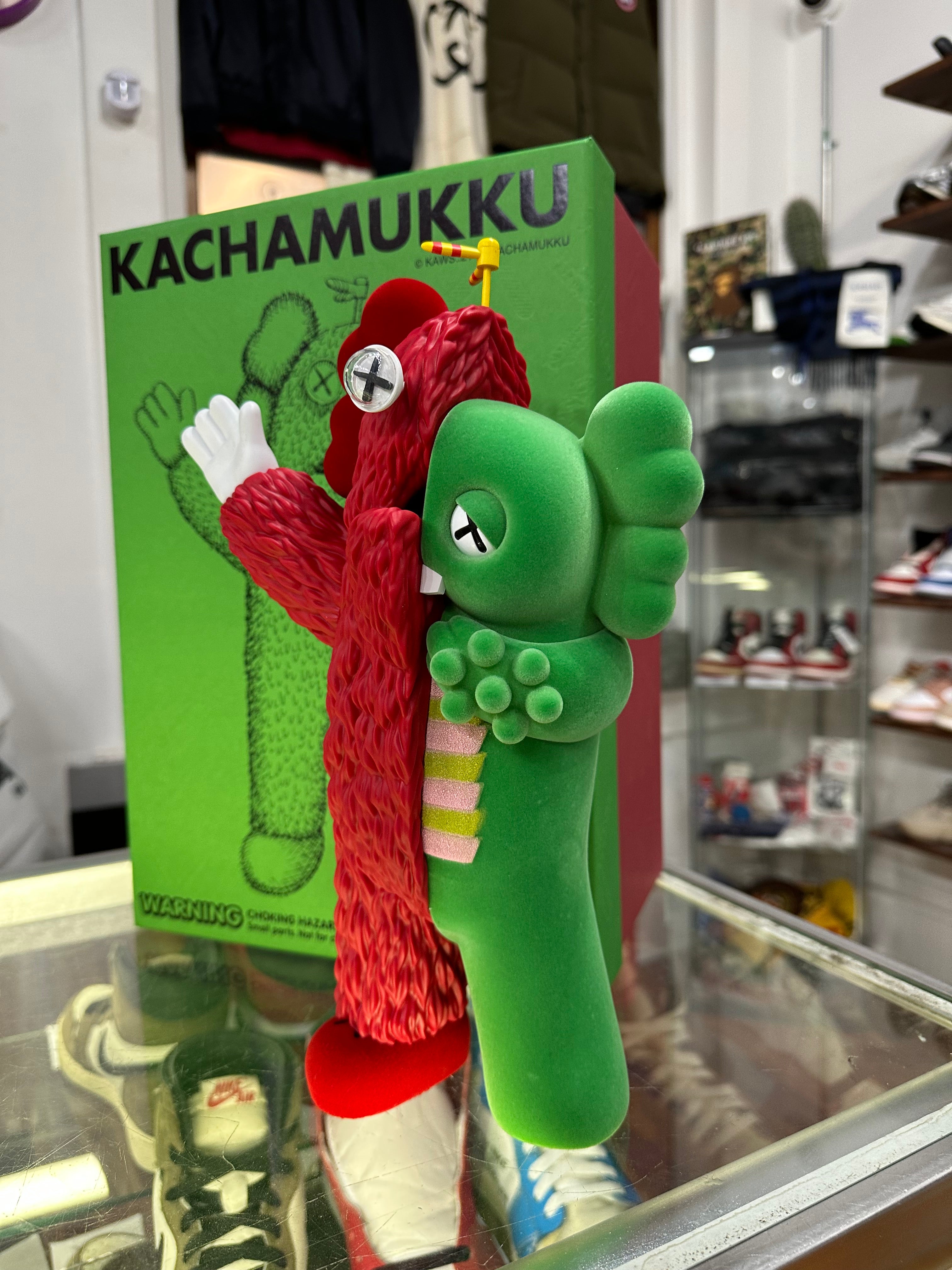 KAWS KACHAMUKKU Vinyl Figure “Red Green”