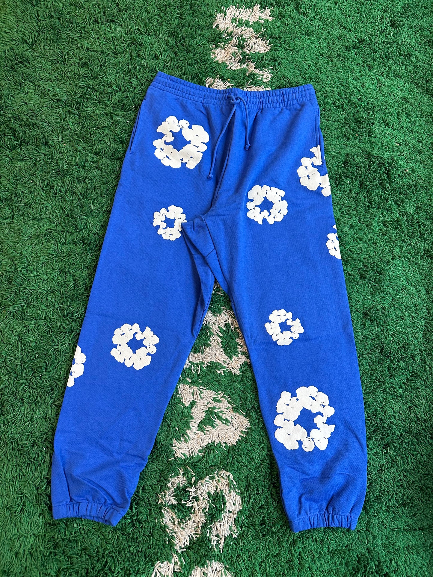 Denim Tears Cotton Wreath Sweatpants “Blue”