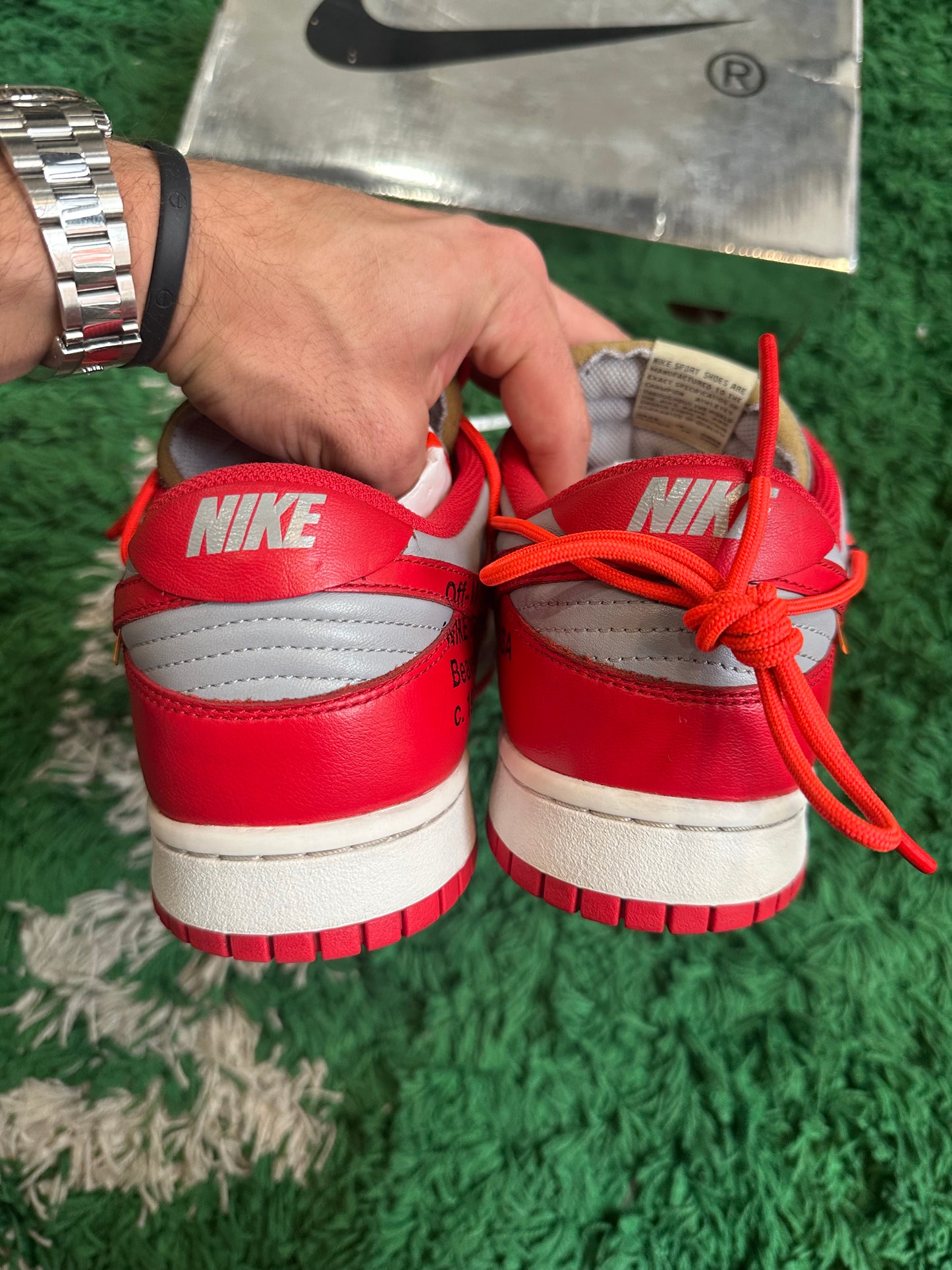 Nike Off White Dunk “University Red”
