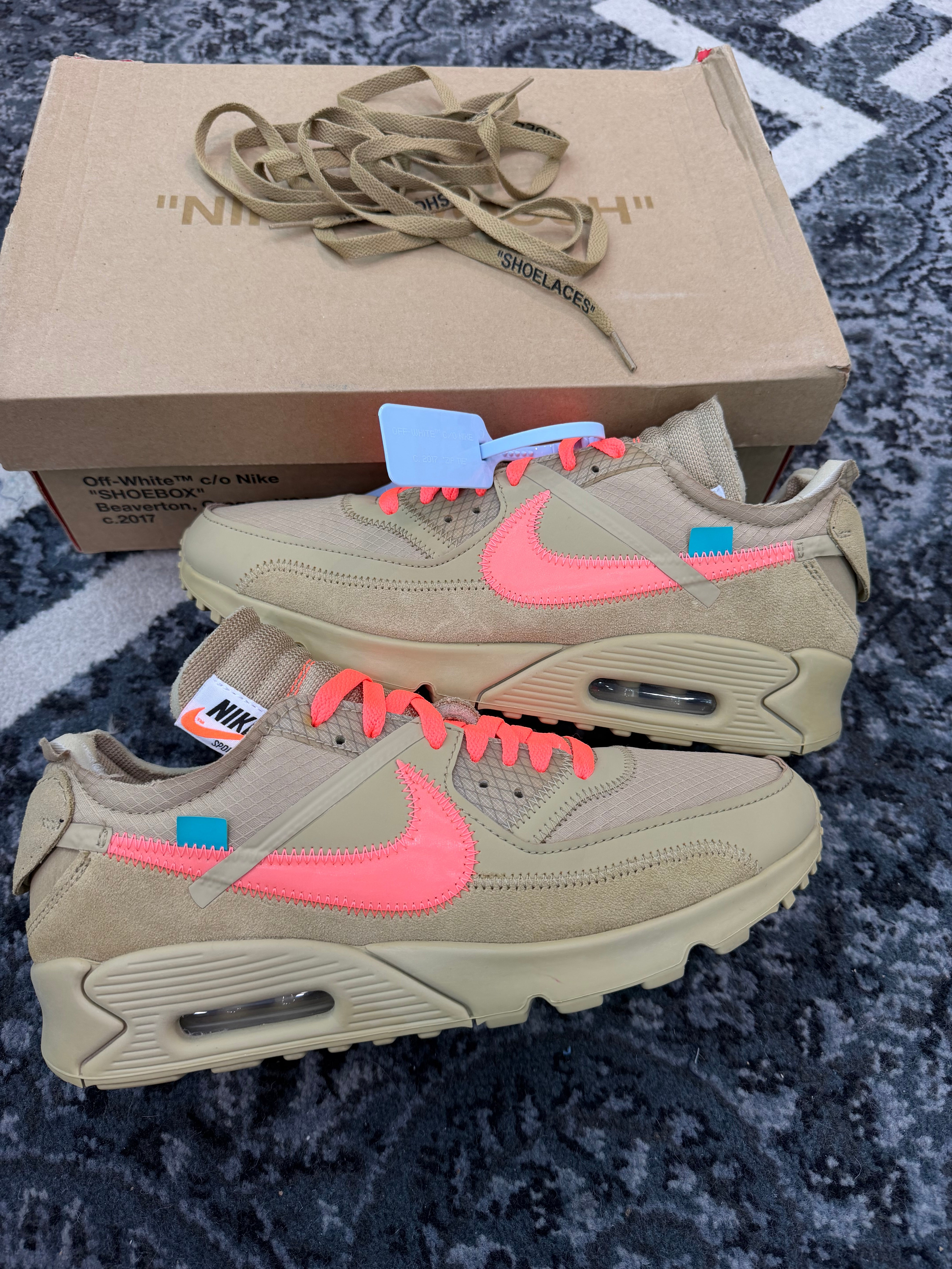 Nike Air Max 90 x Off White “Desert Ore”