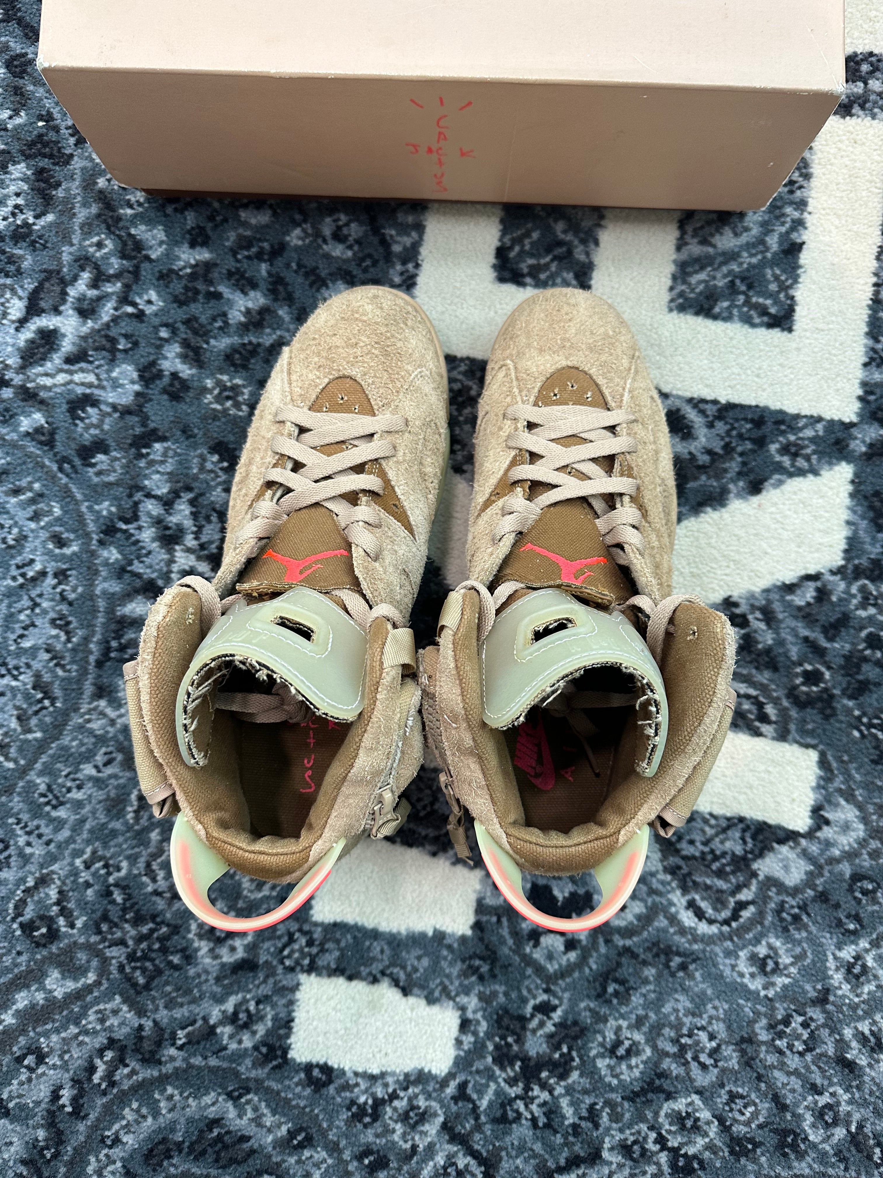 Jordan 6 Travis Scott “British Khaki”