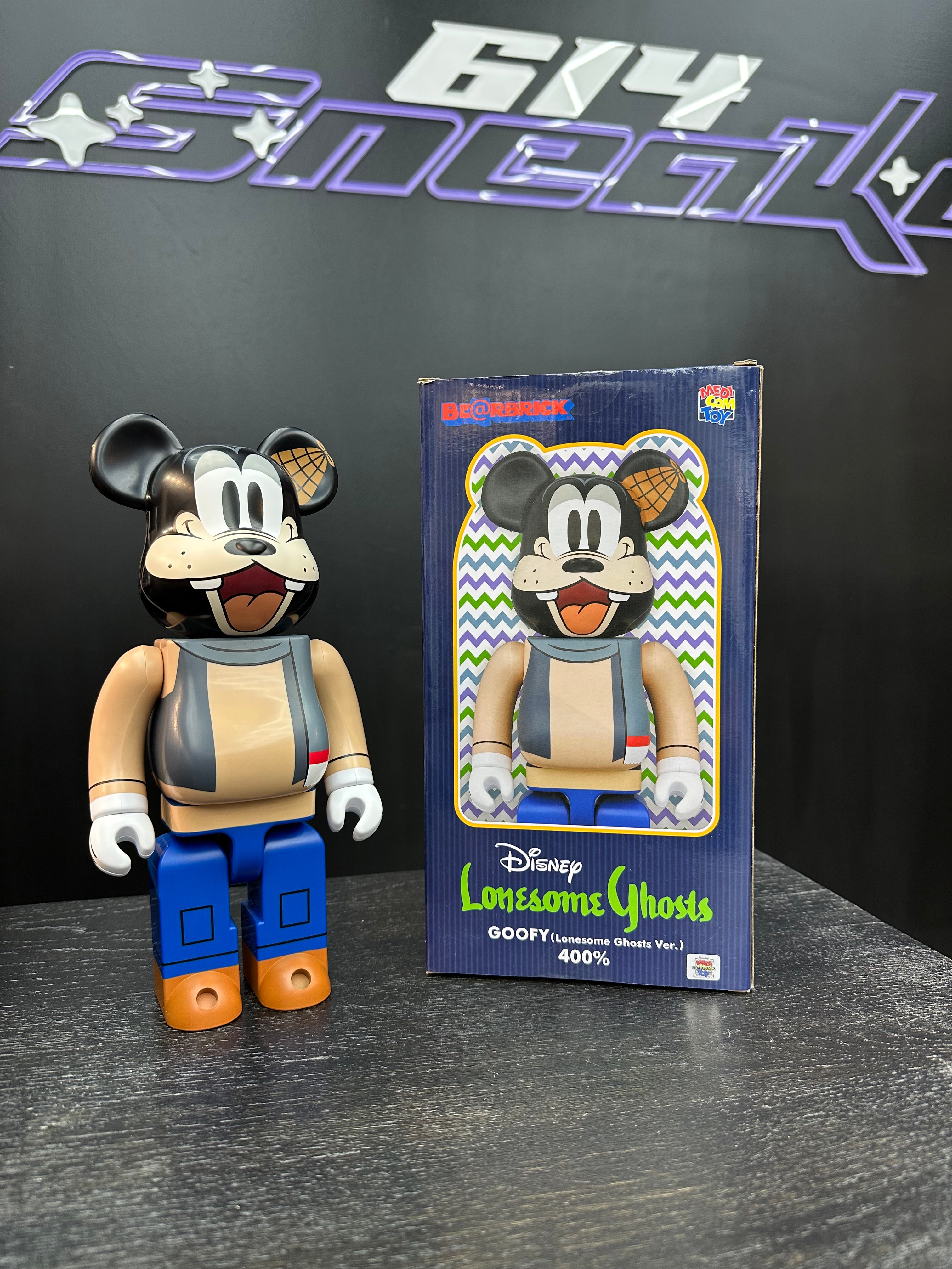 BearBrick 400% “Goofy Lonesome Ghosts”