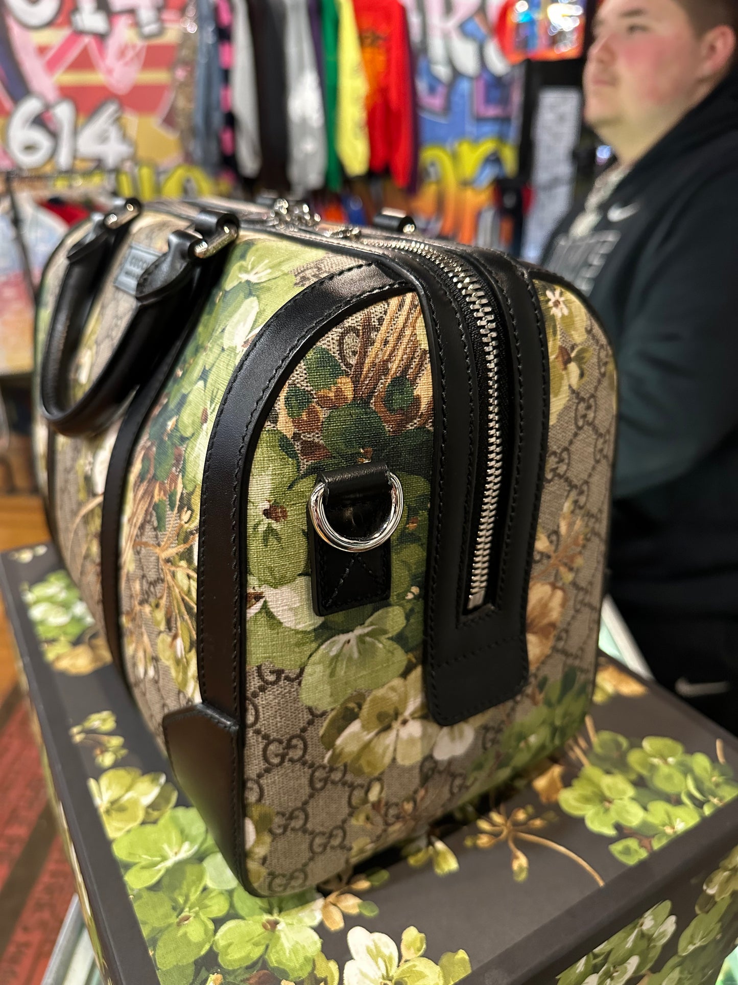 Gucci GG Blooms Boston Travel Bag