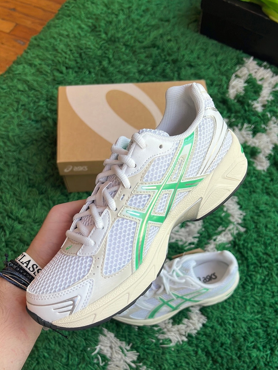 ASICS Gel-1130 “White Malachite Green”