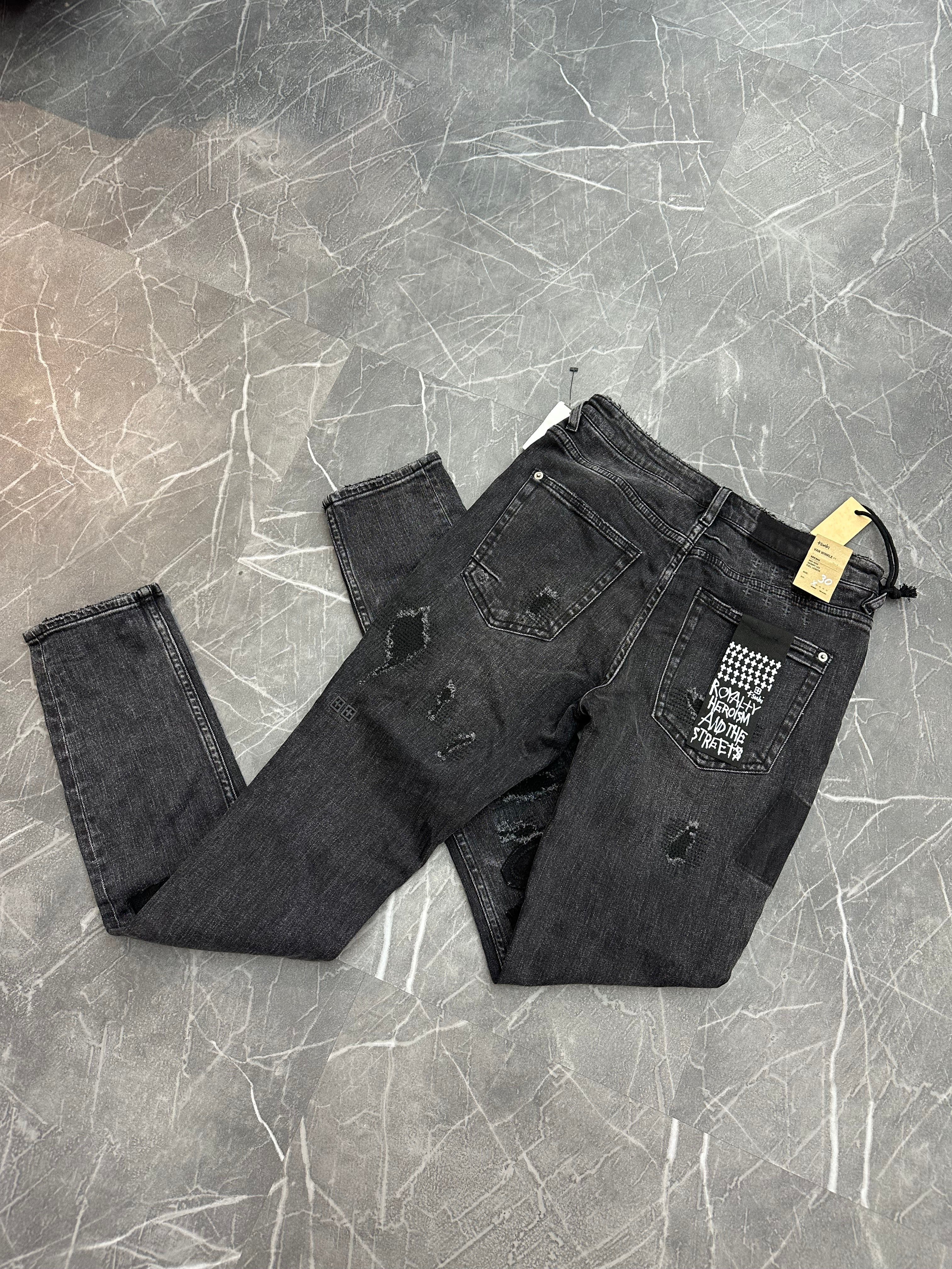 KSUBI Jeans Black Patches (30)