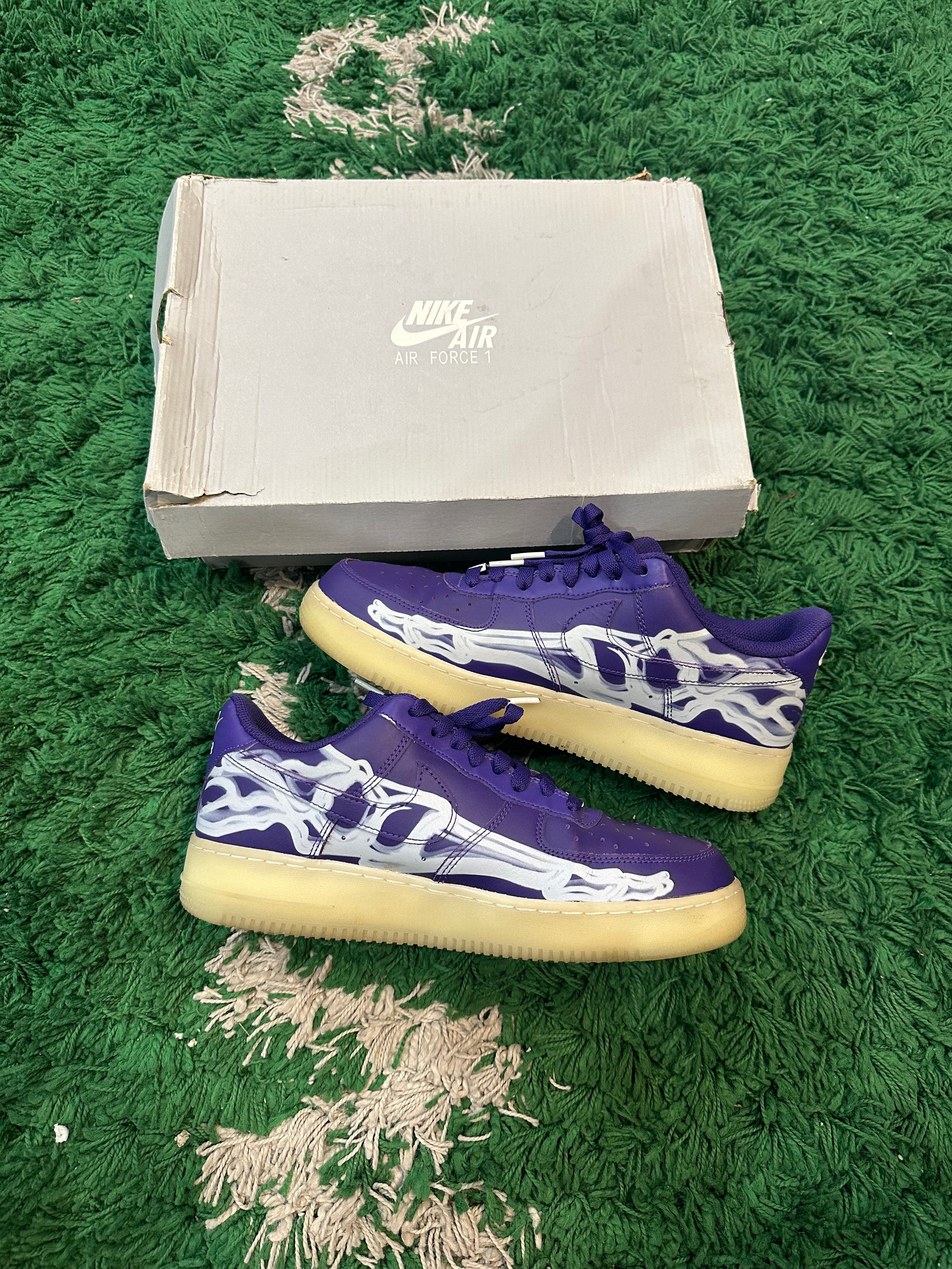Nike Air Force 1 Low “Purple Skeleton”