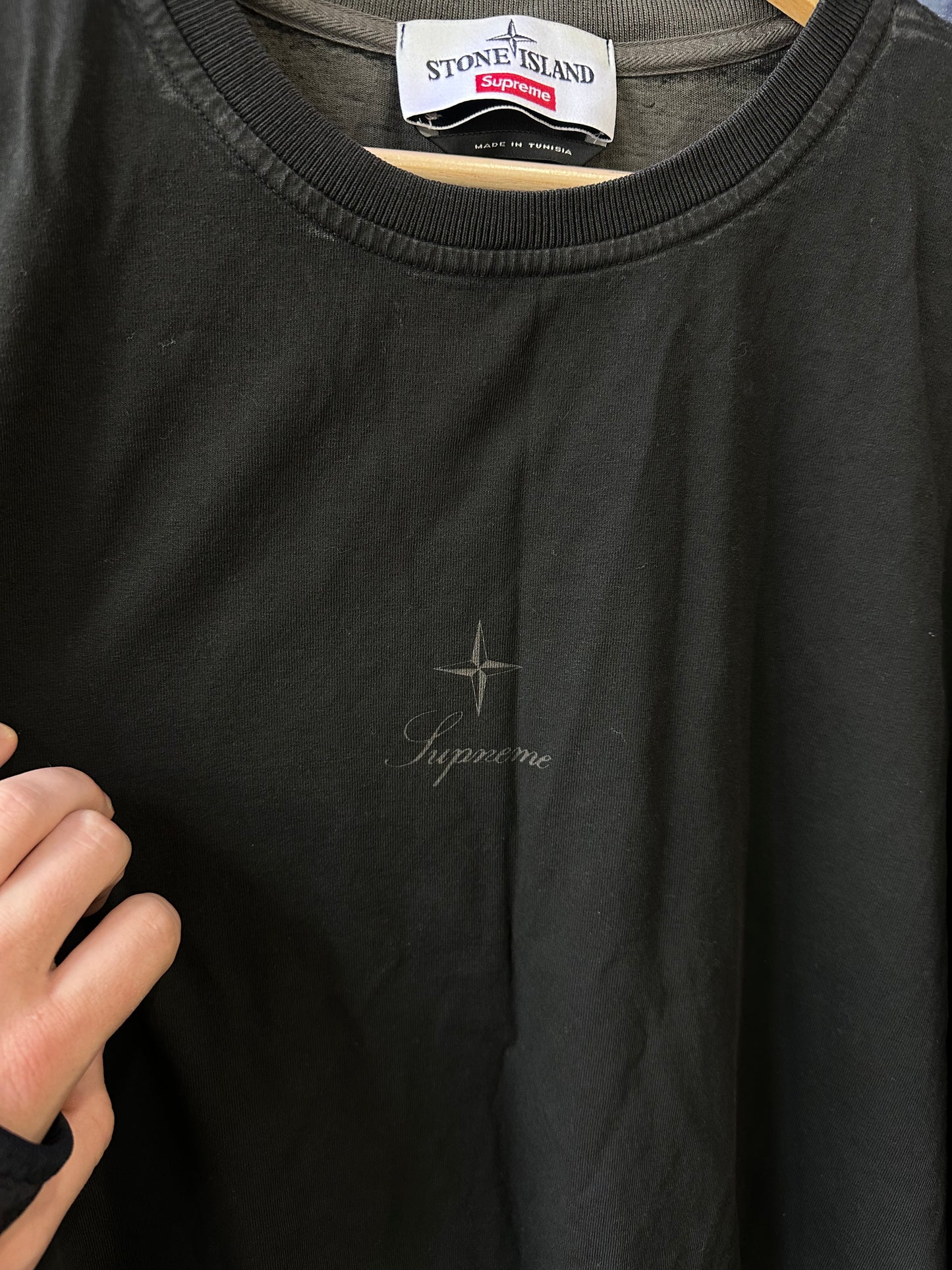 Supreme x Stone Island Long Sleeve Cutout