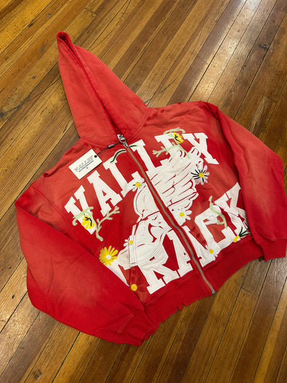 Vale Forever Garden Zip Up “Red”