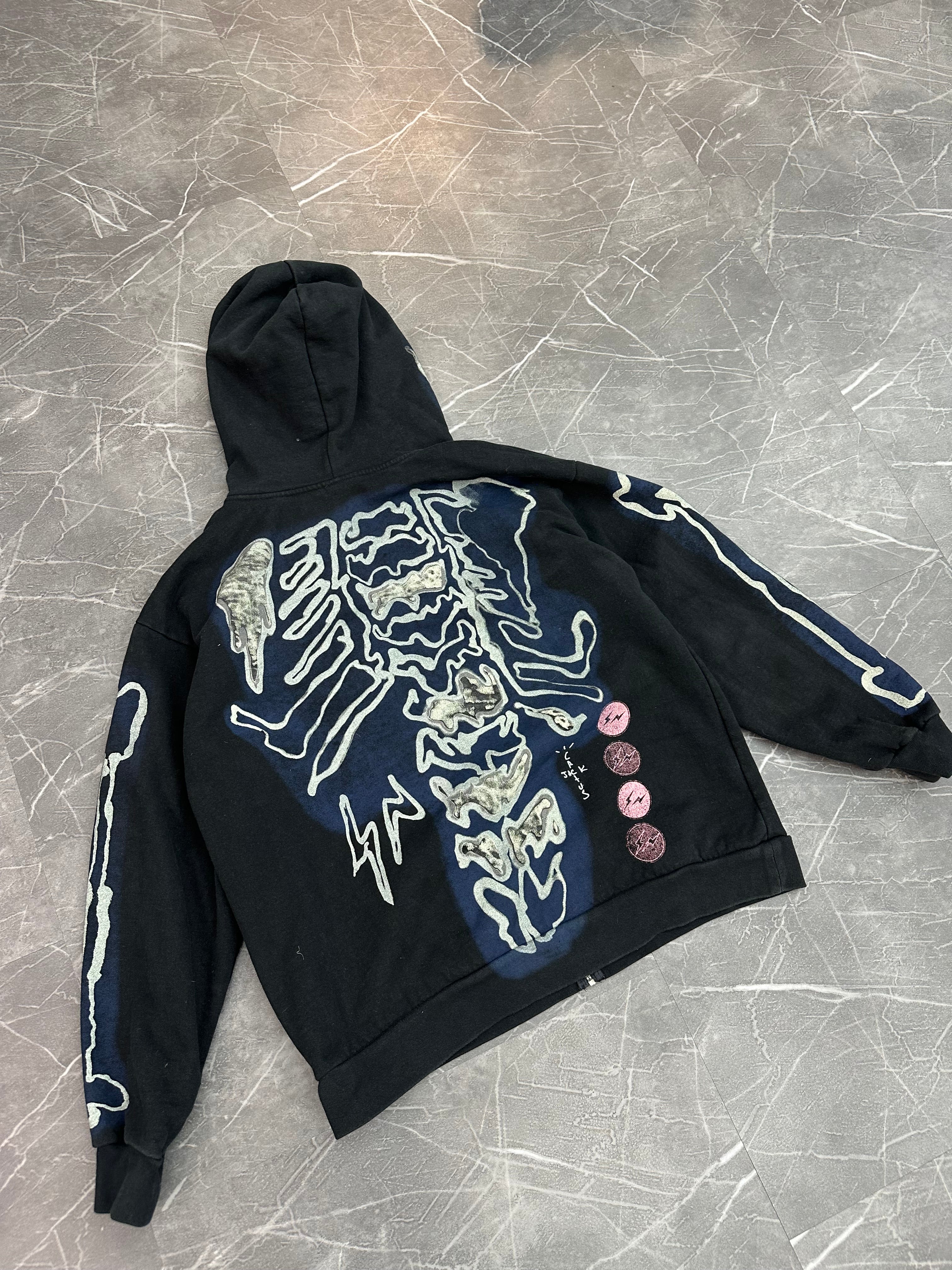 Travis Scott x Cactus Jack Fragment Skeleton Full Zip