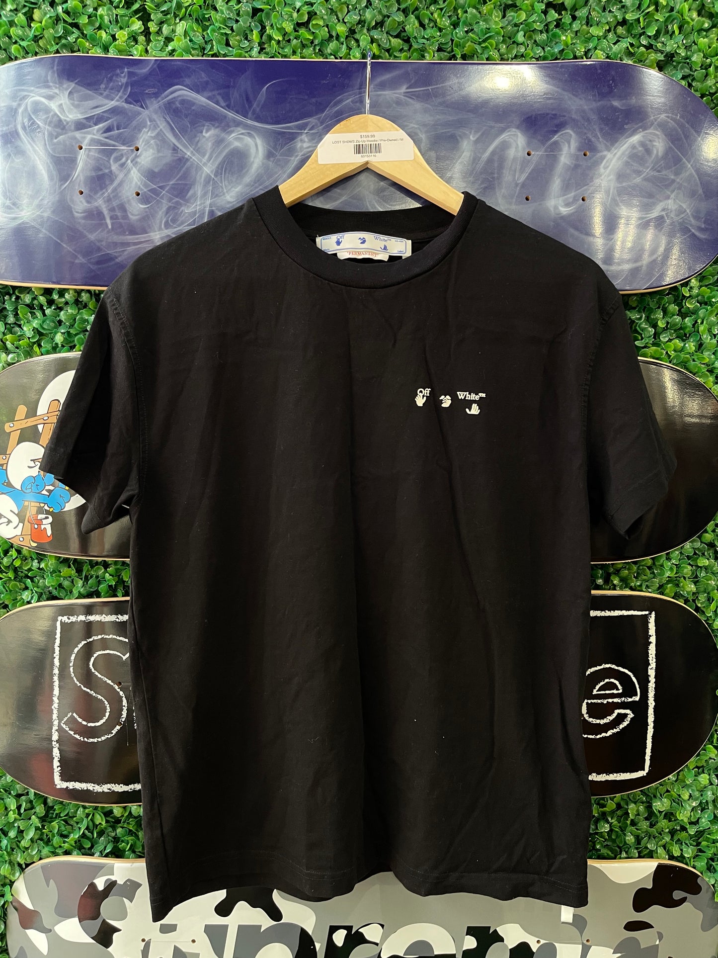 Off-White Tee “Small Logo” Black