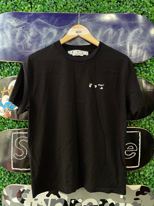 Off-White Tee “Small Logo” Black