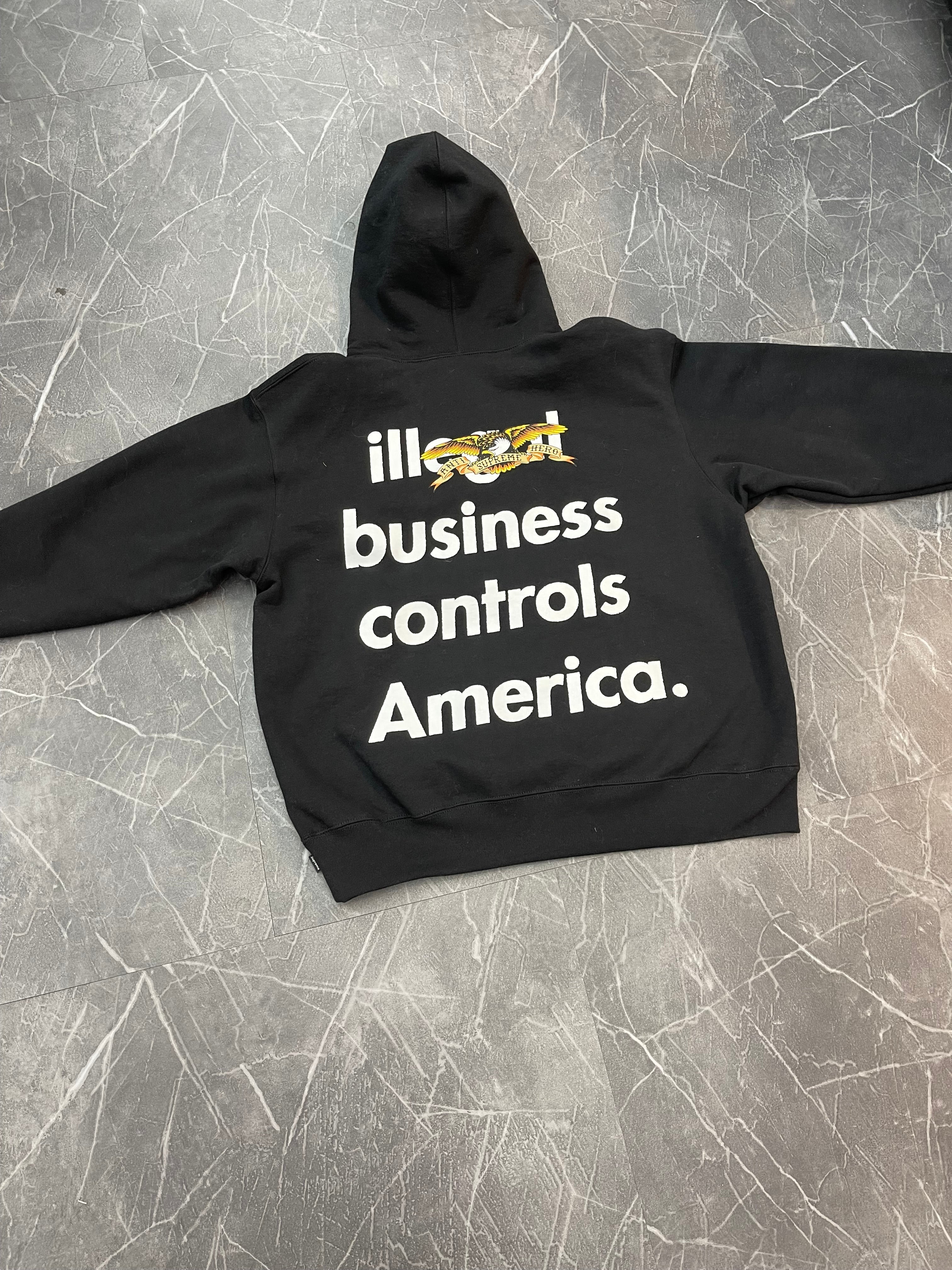 Supreme ANTIHERO Hoodie “Black”