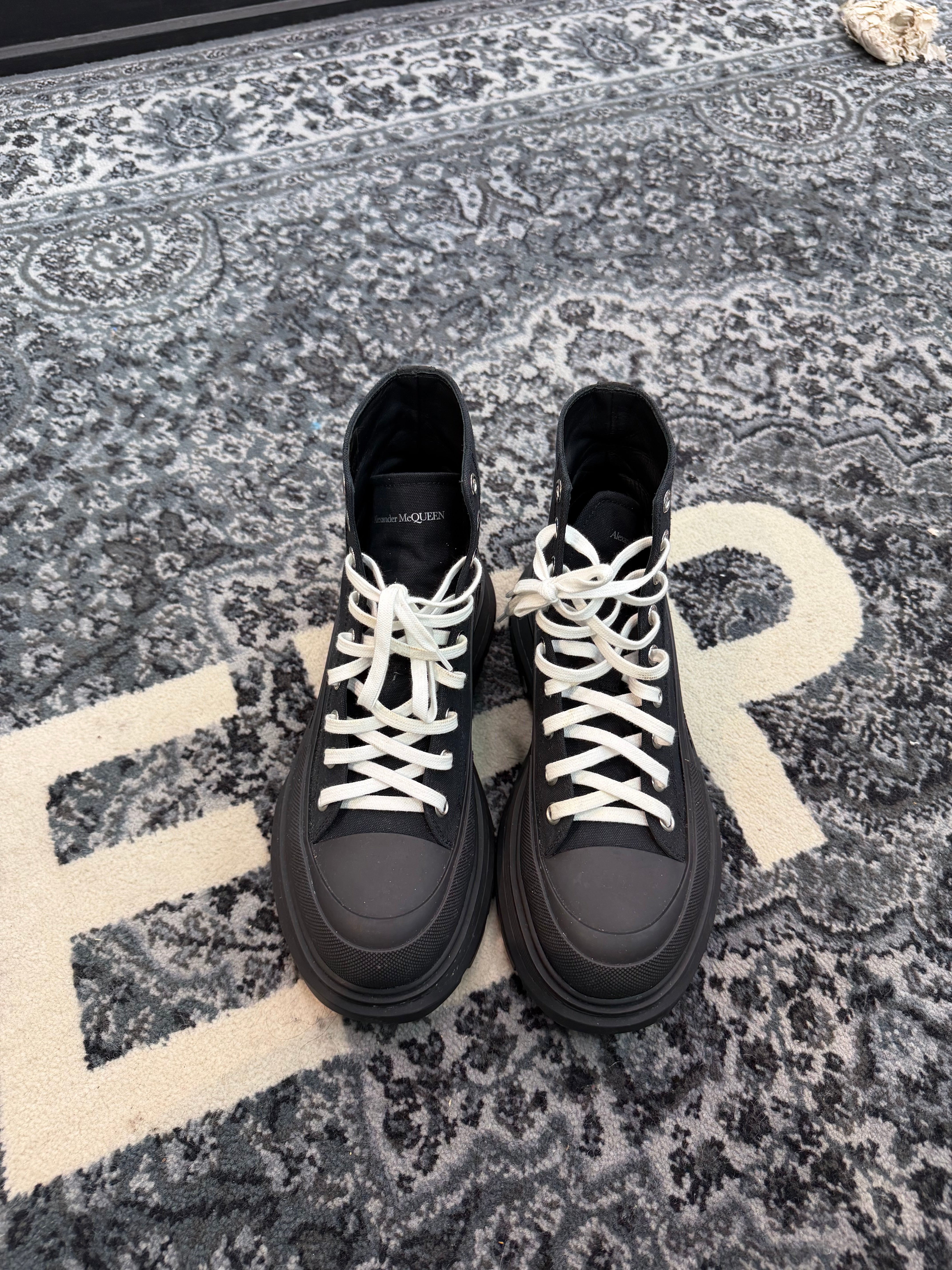Alexander McQueen High Top Boot “Black”