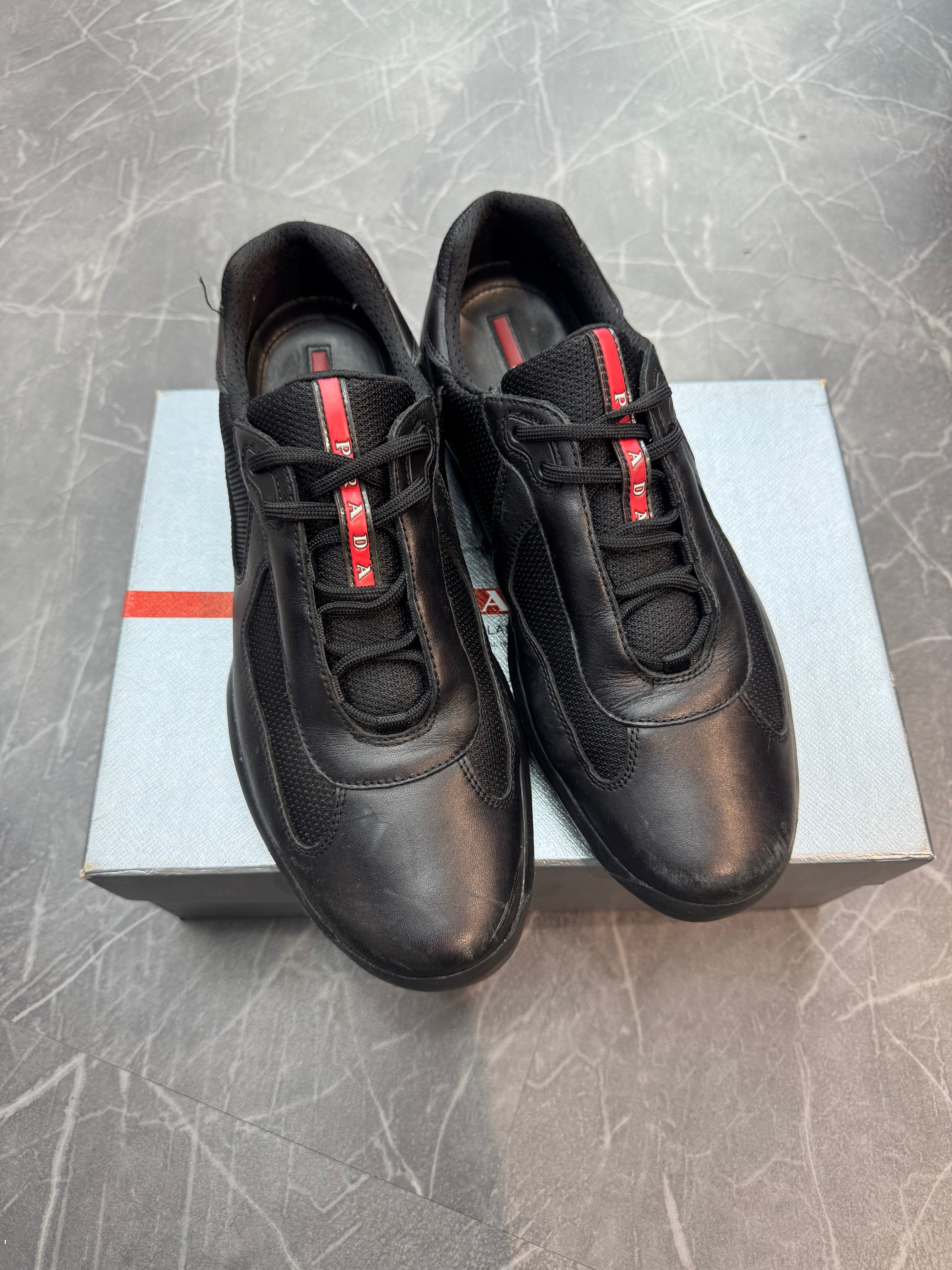 Prada America’s Cup Leather Black