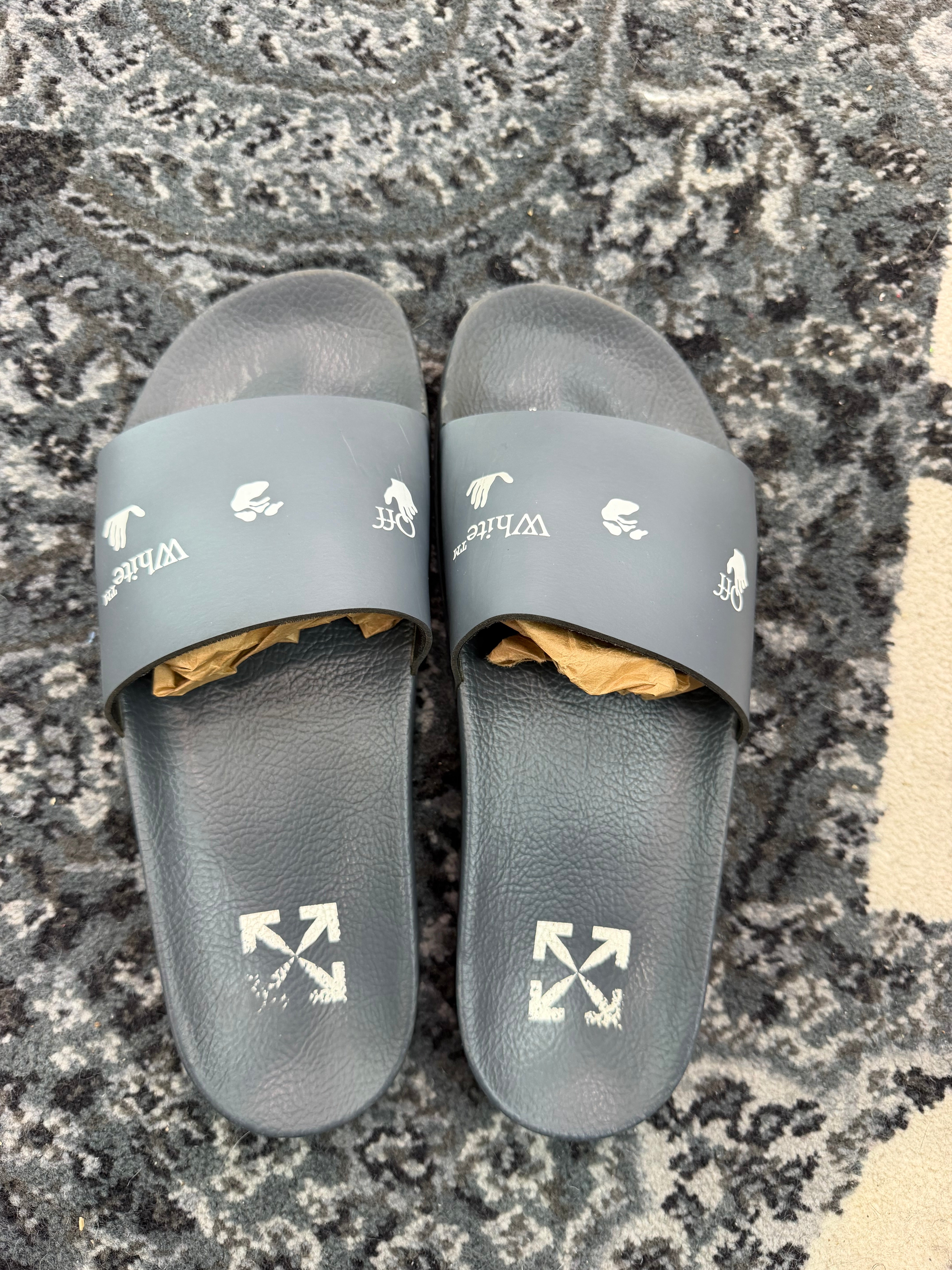 Off White Slides “Grey”