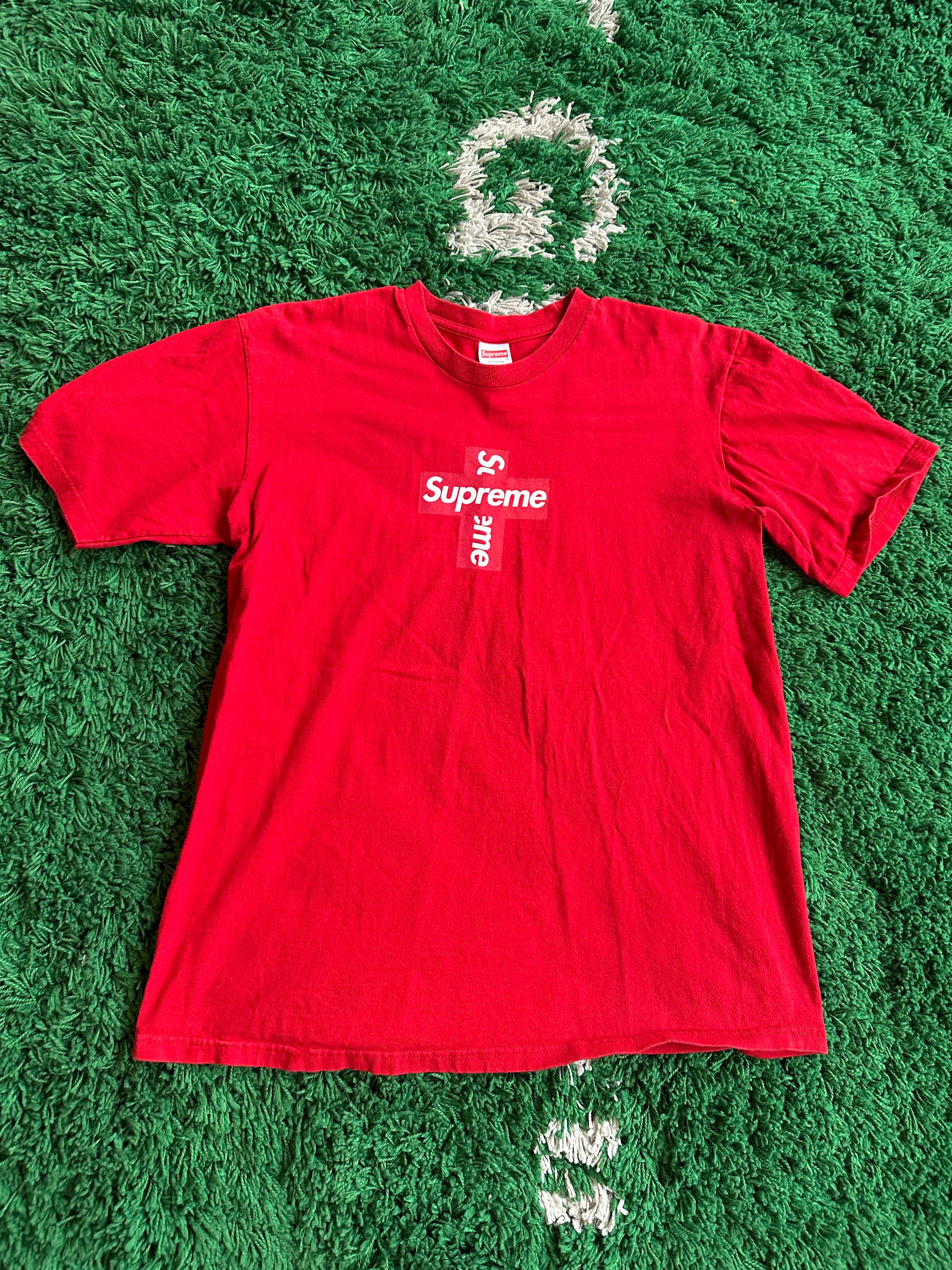 Supreme Cross Box Logo Tee “Red”