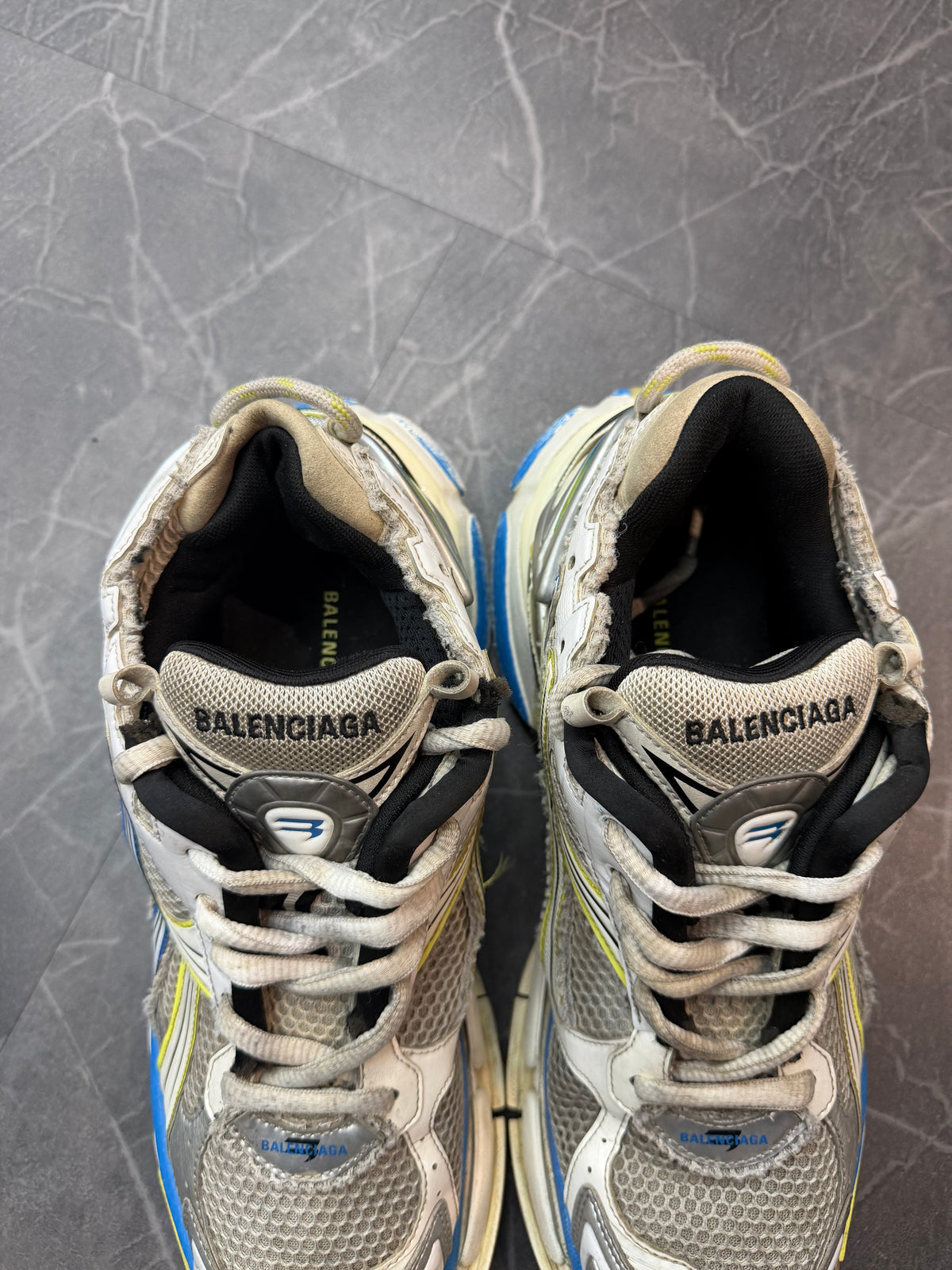 Balenciaga Runner White Yellow Blue