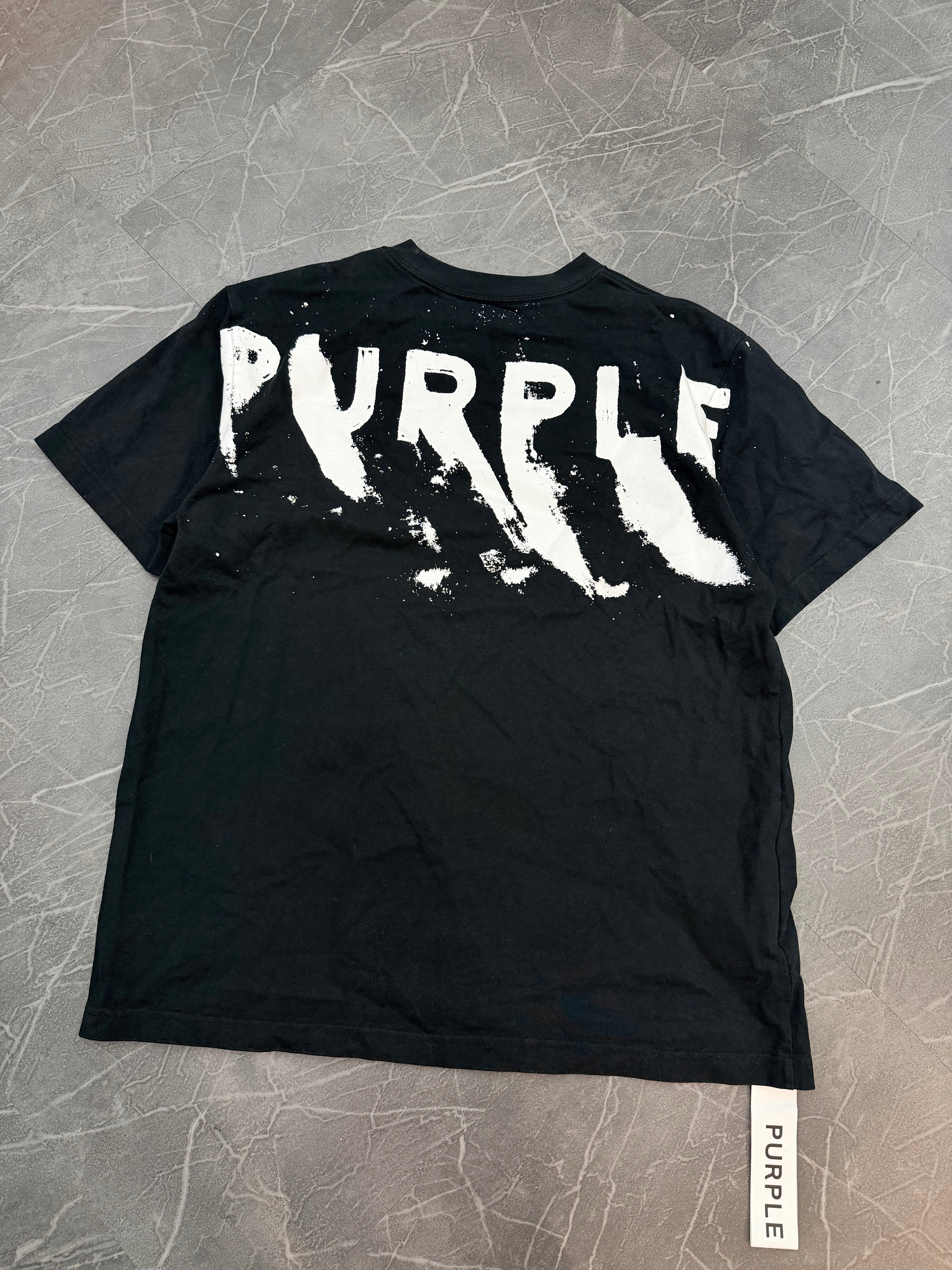 Purple Brand Tee “Black Back Logo”
