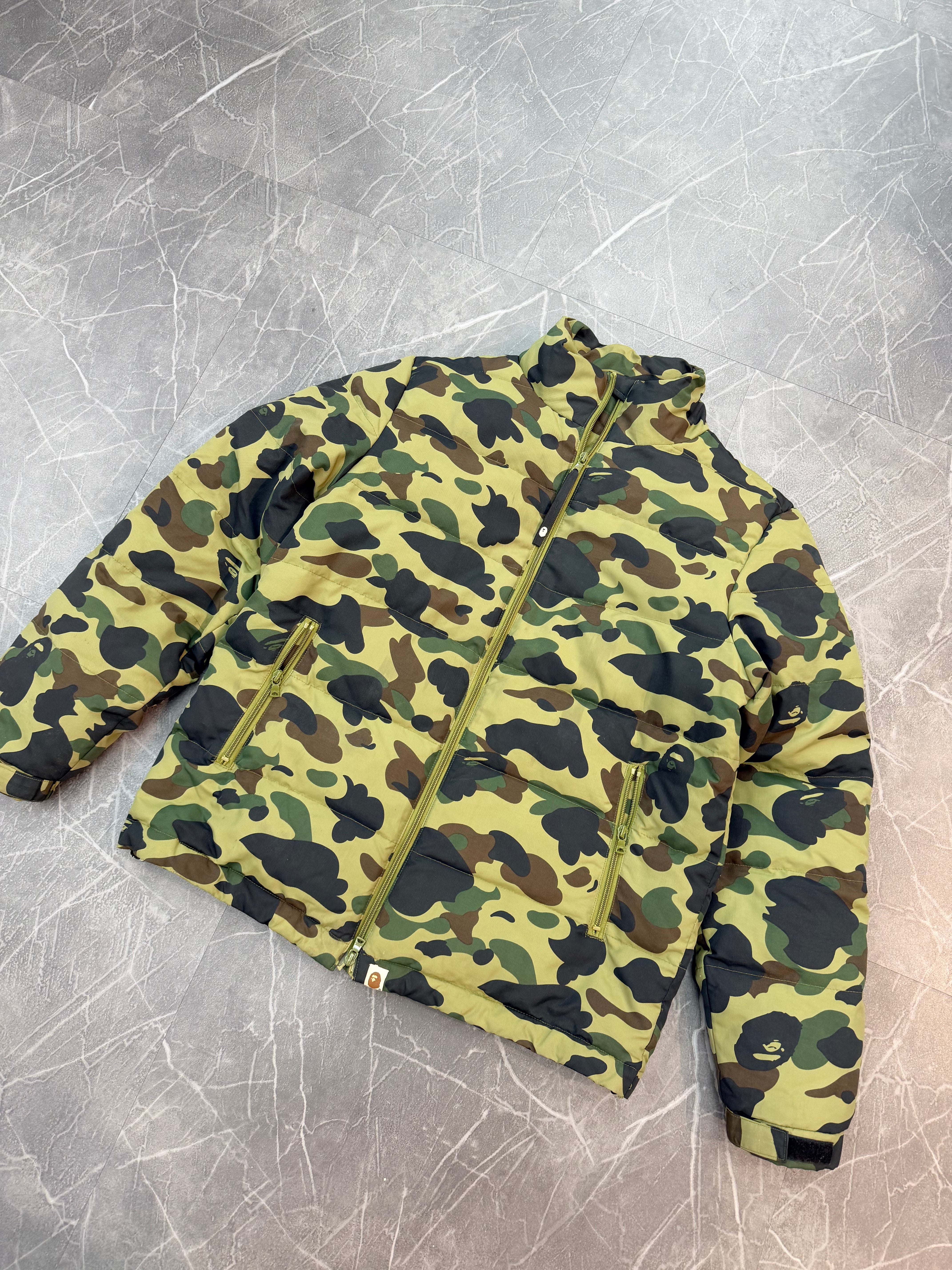 BAPE Camo 1st Down Puffer Jacket