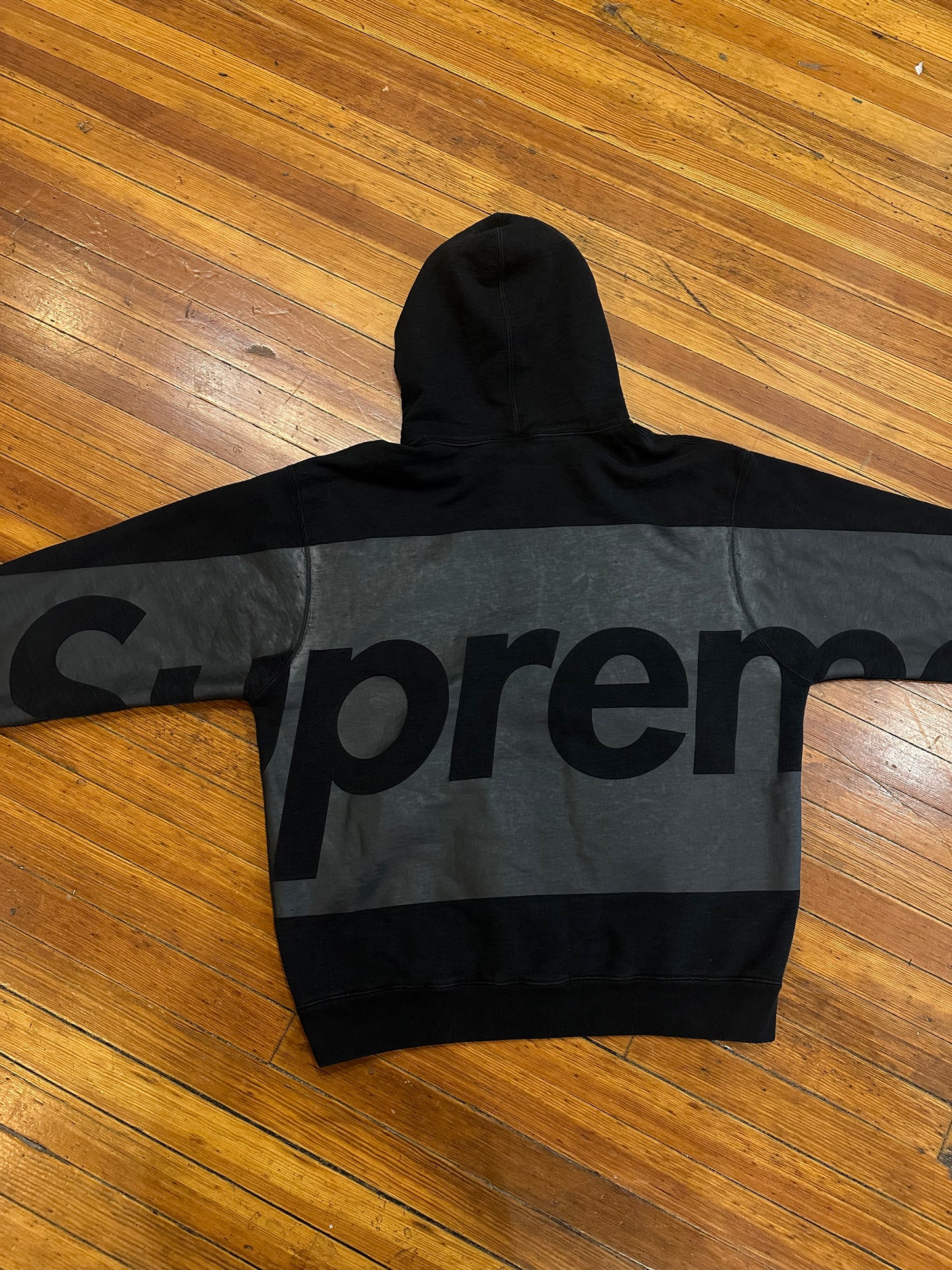 Supreme Big Logo Hoodie Black