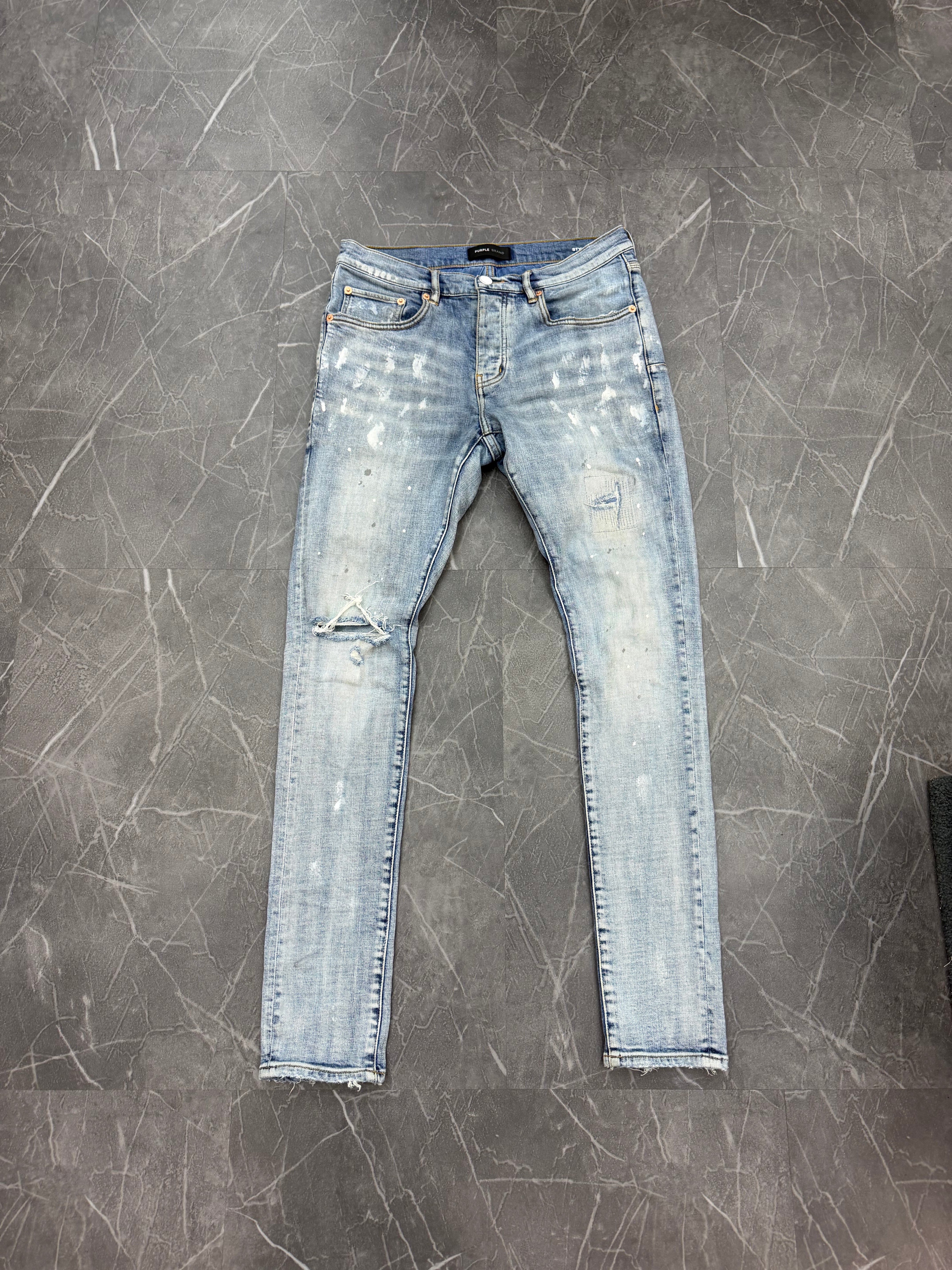 Purple Brand Jeans Paint Splatter (30)