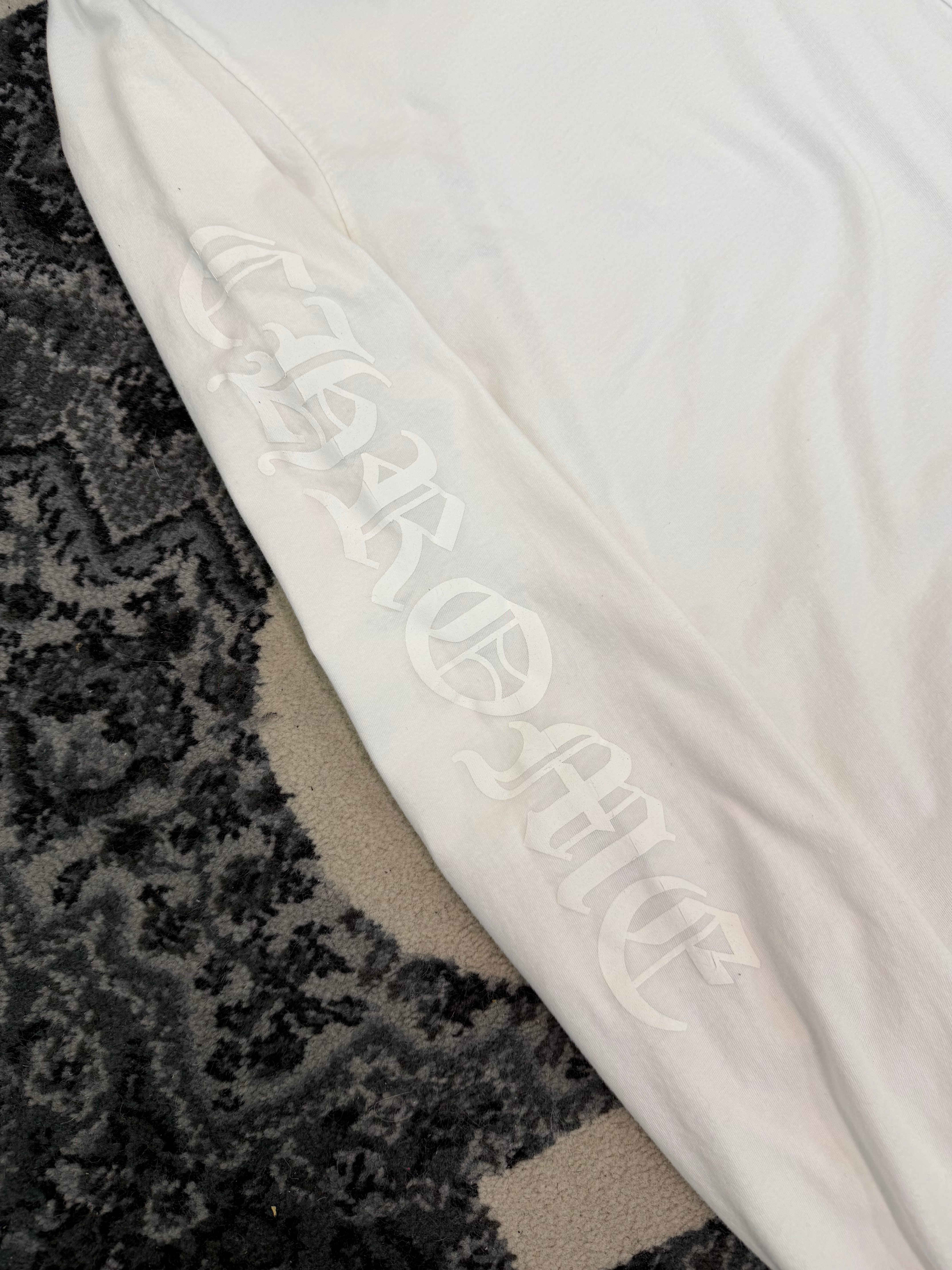 Chrome Hearts Neck Logo Long Sleeve All White