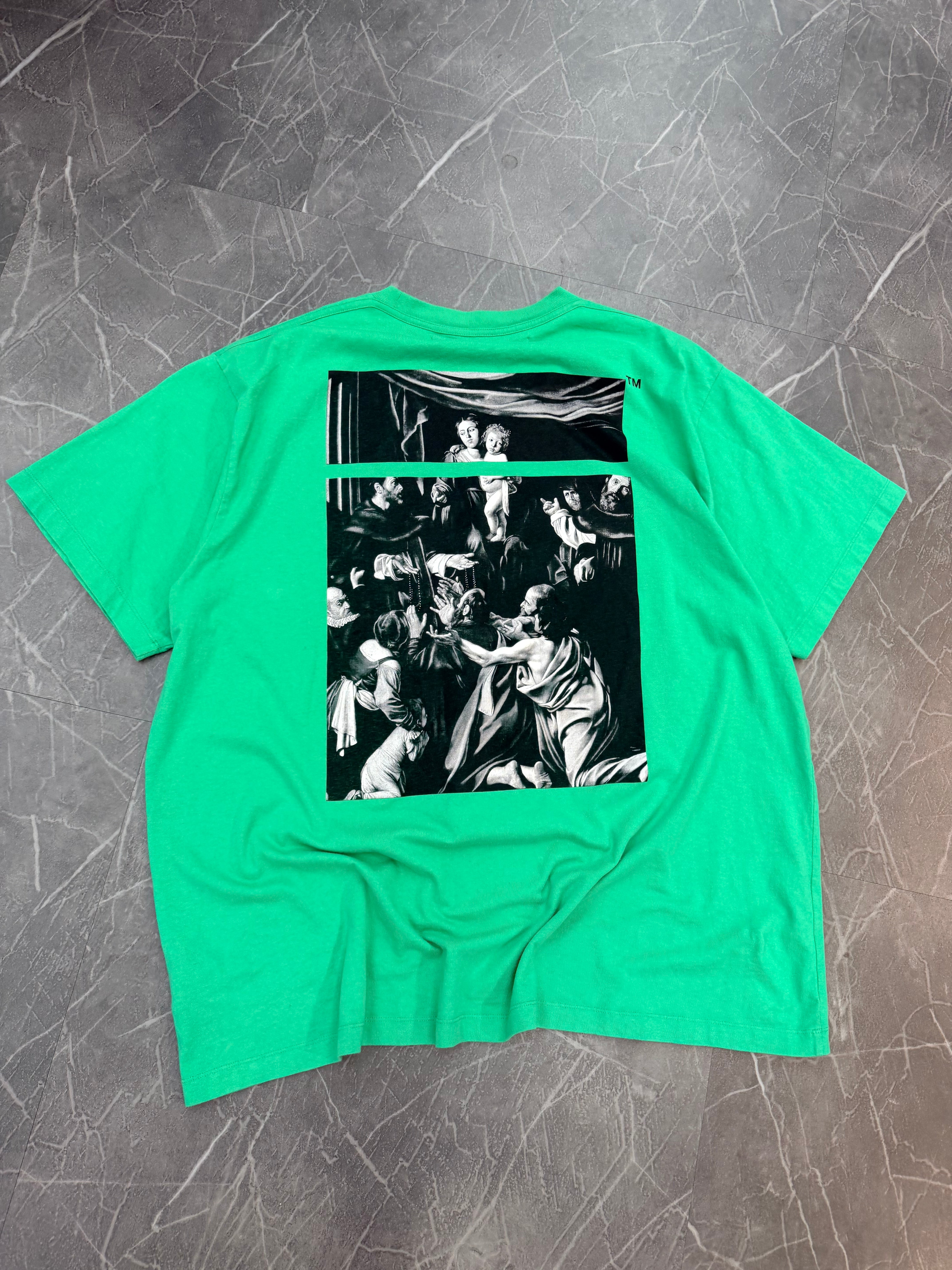 Off-White Caravaggio Tee “Green”