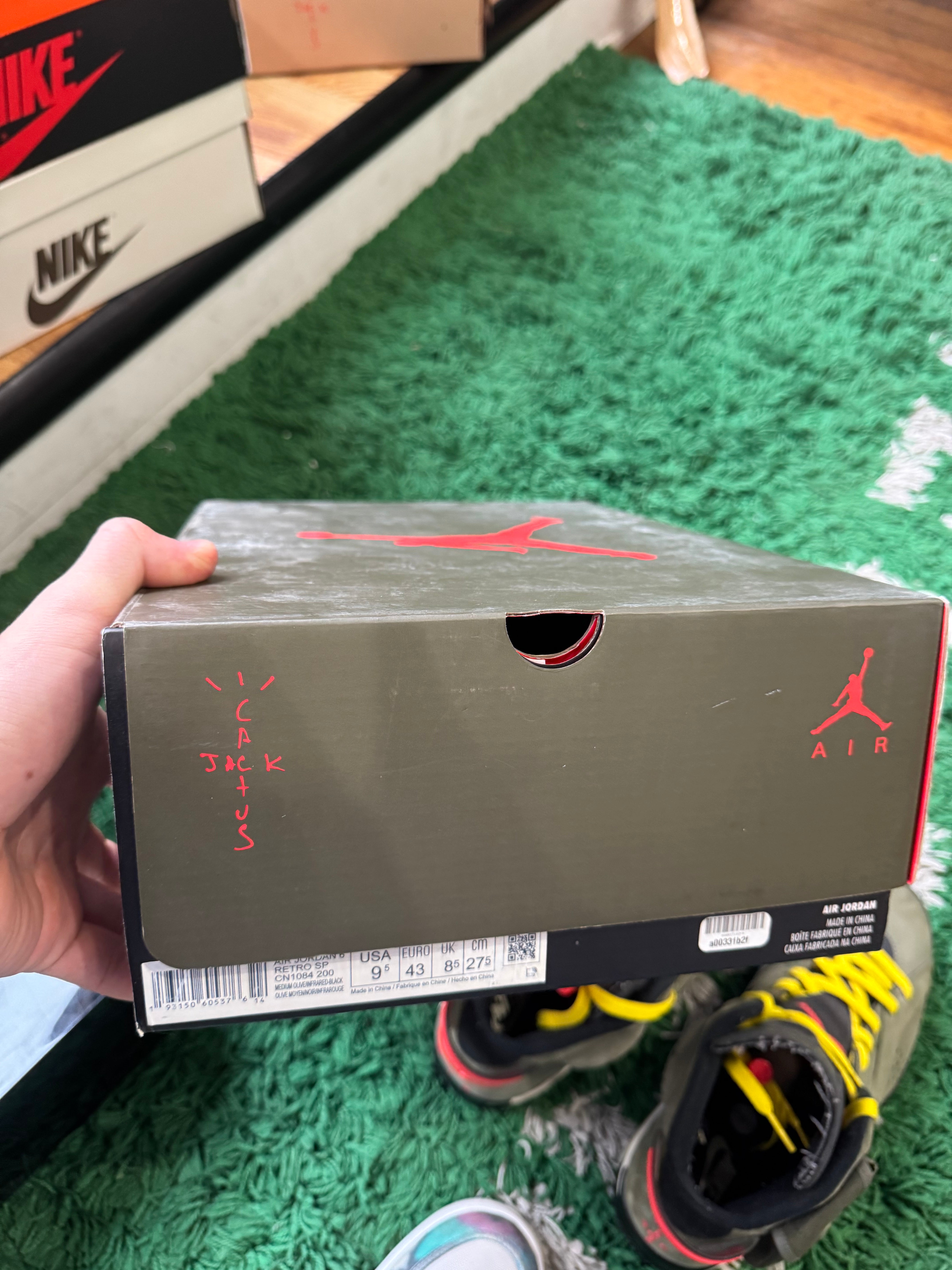 Travis Scott Jordan 6 “Olive”