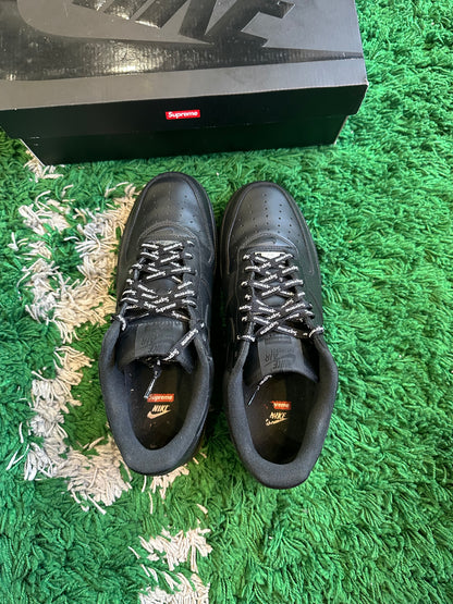 Nike Air Force 1 Low Supreme “Black”