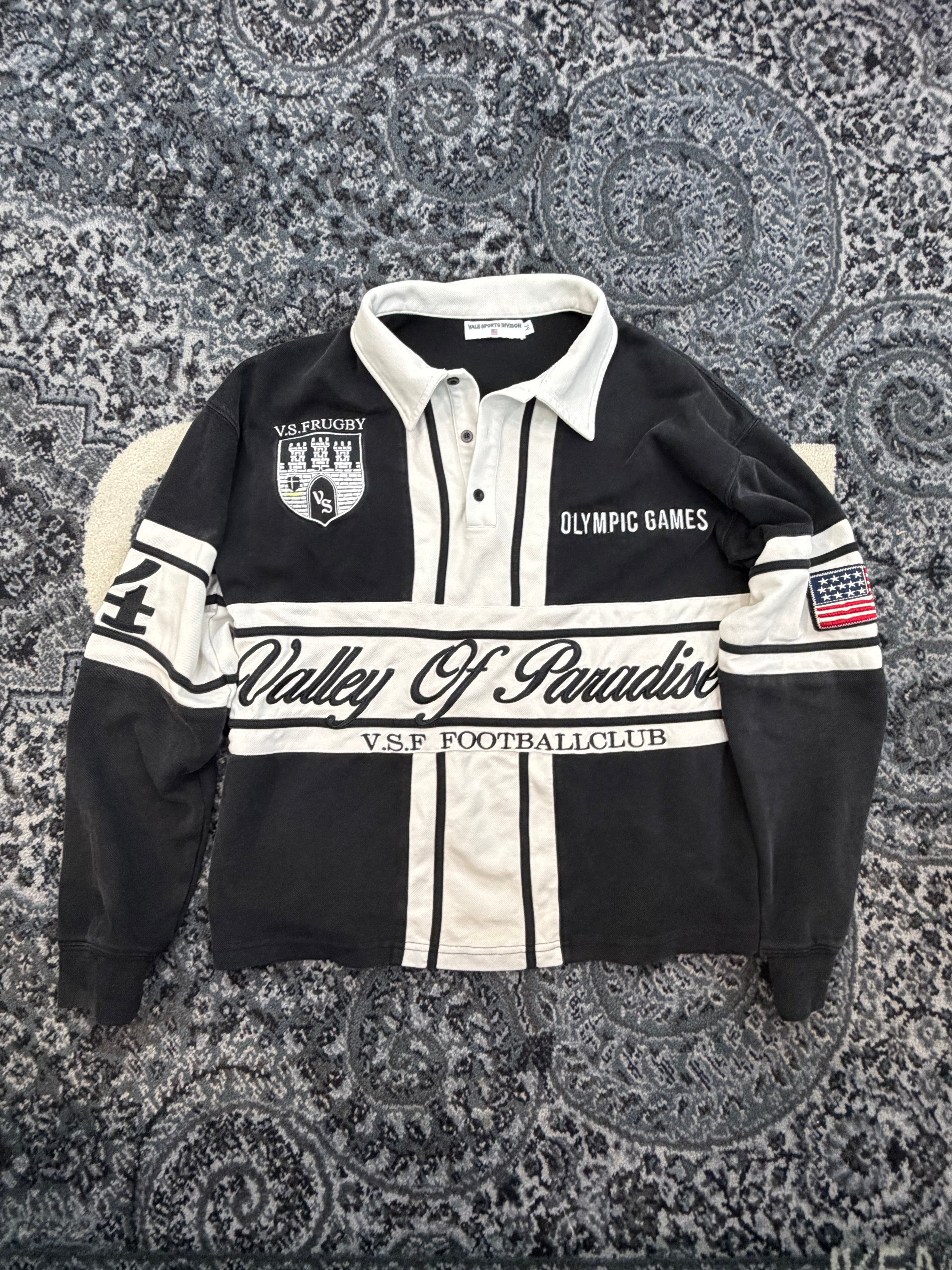 Vale Polo Longsleeve Black “Paradise”