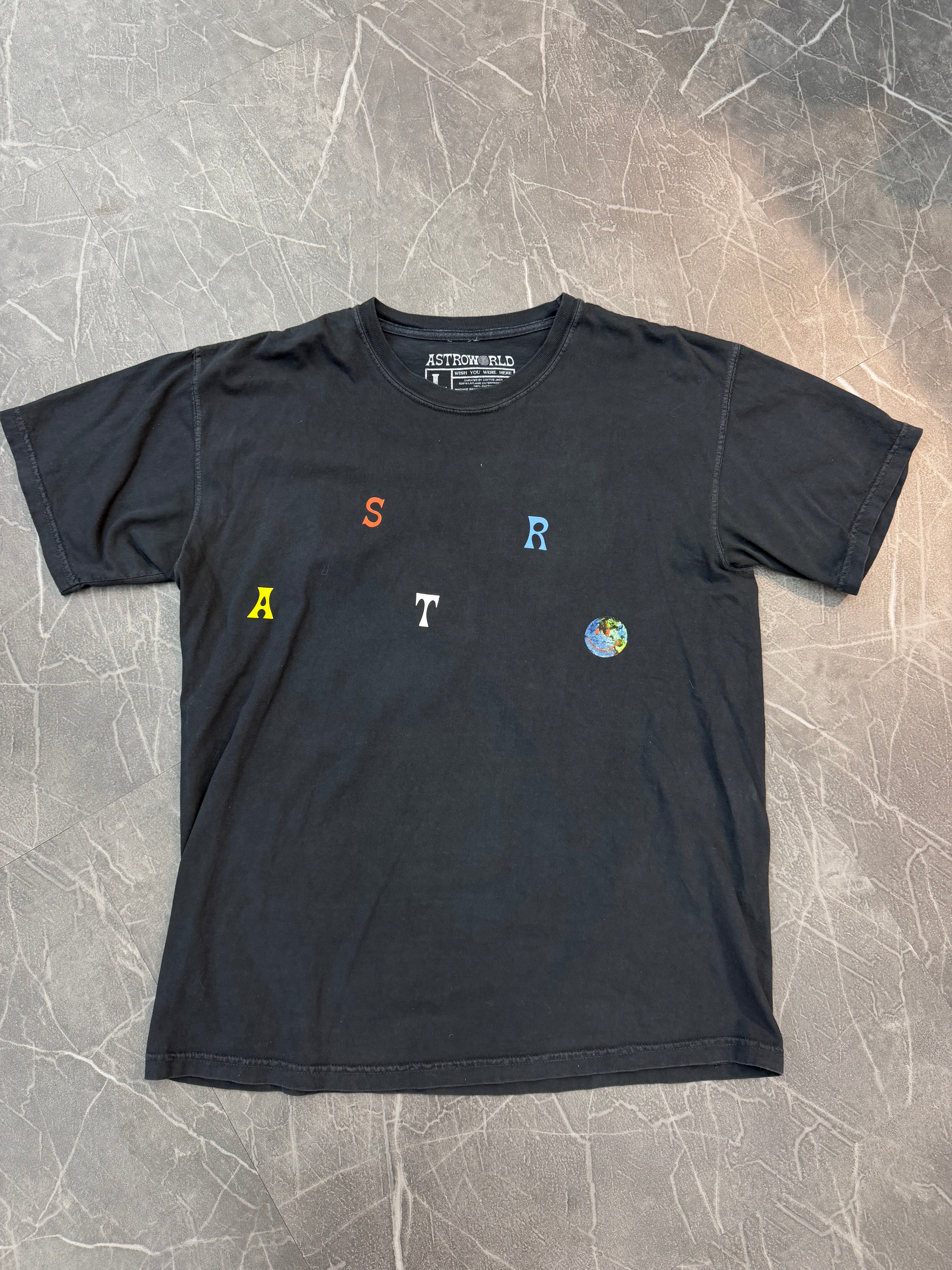 Travis Scott Astroworld Multi Letter Tee “Black”