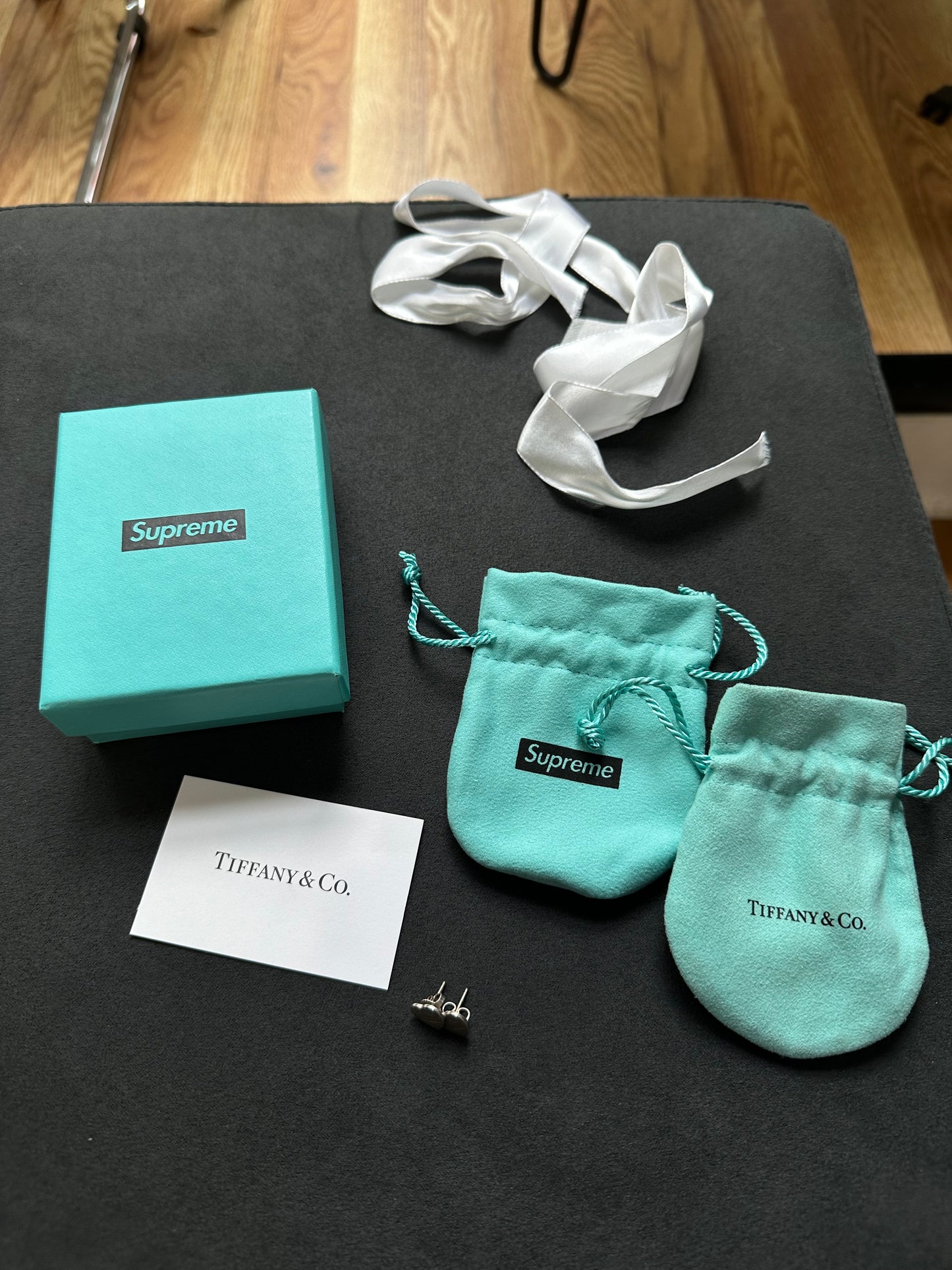 Supreme Tiffany & Co. Heart Earring Studs
