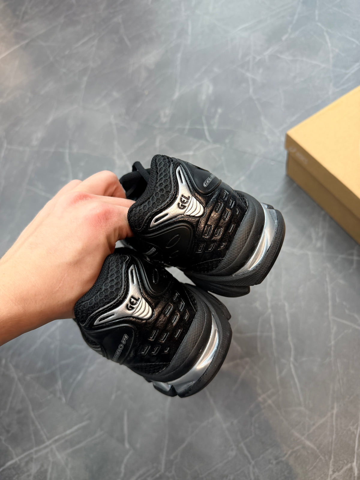 ASICS Gel-Kayano 14 Black Pure Silver