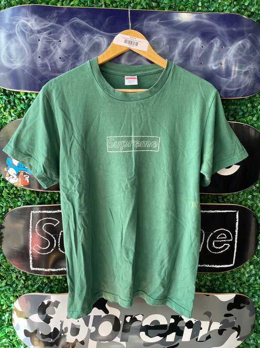 Supreme Kaws Box Logo Tee “Green”