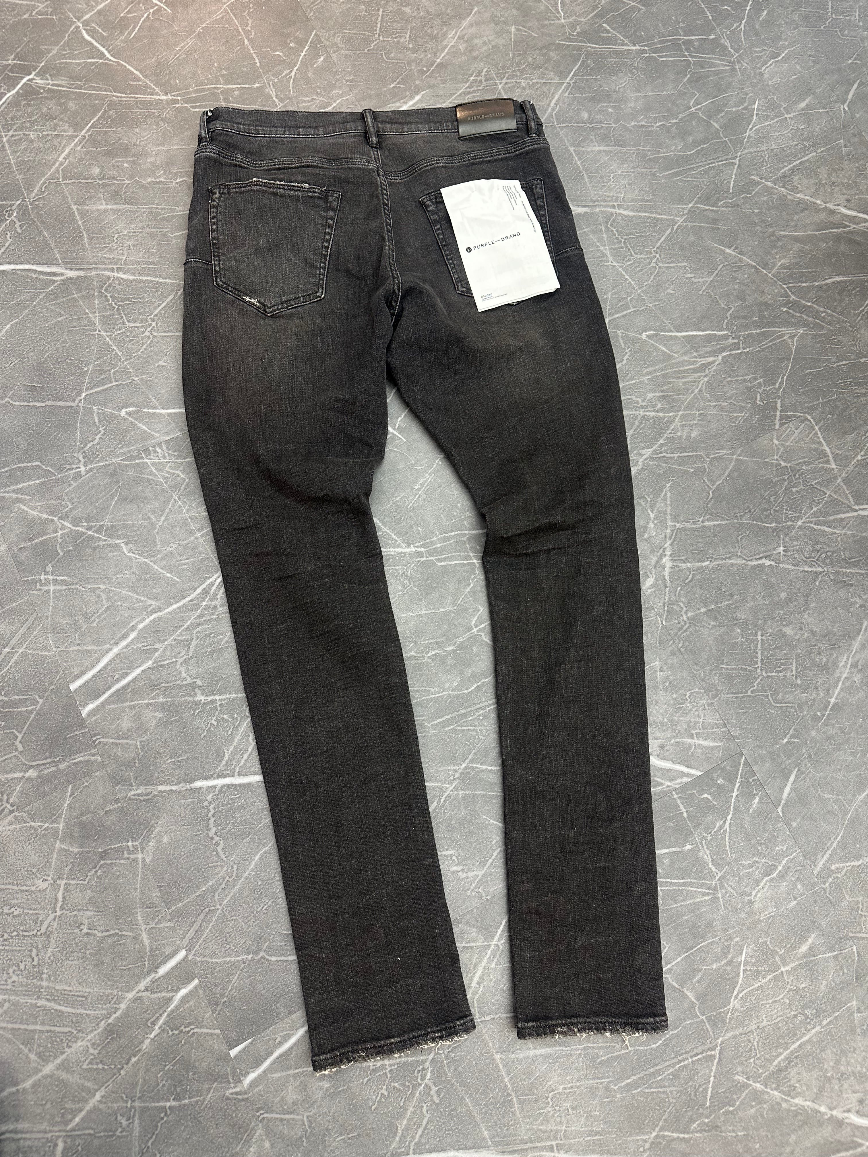Purple Brand Jeans Splatter Black (32)
