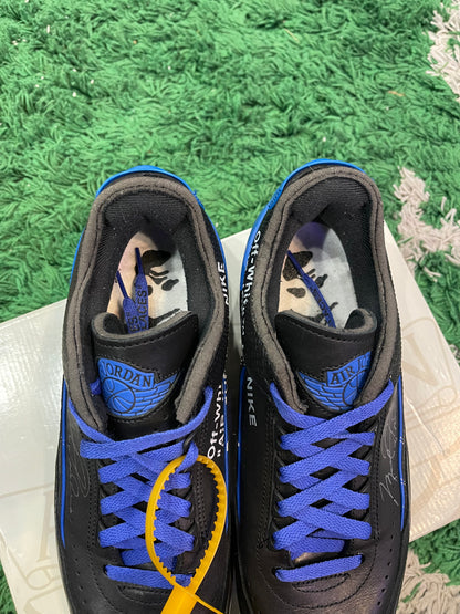 Off-White Jordan 2 “Black Blue”