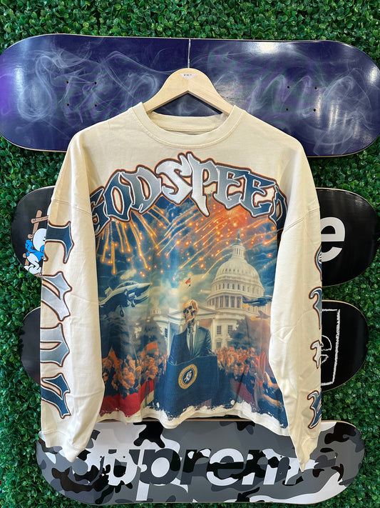 Godspeed Long Sleeve “Election Day” Cream