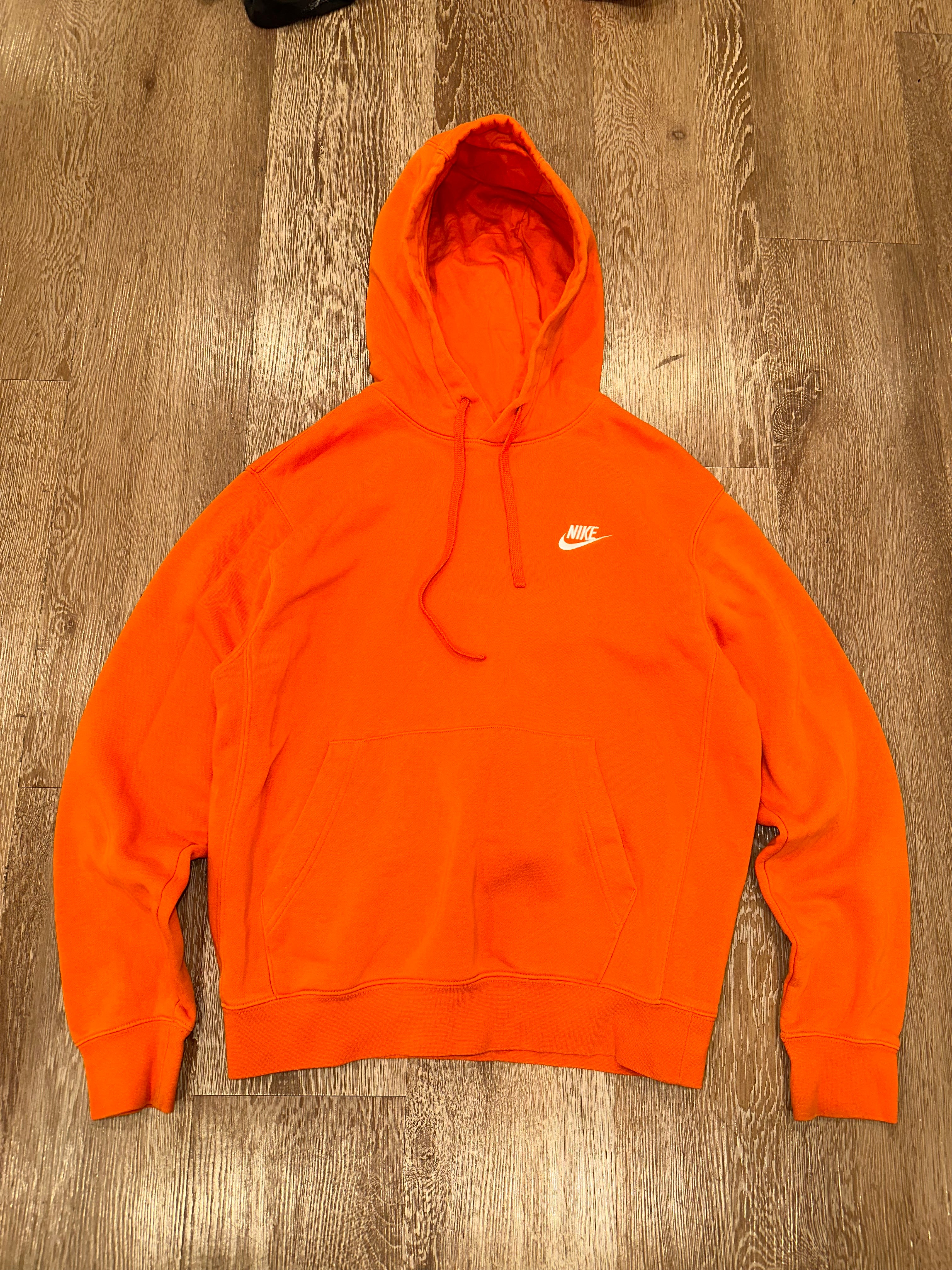 Y2K Nike Hoodie Orange (S)