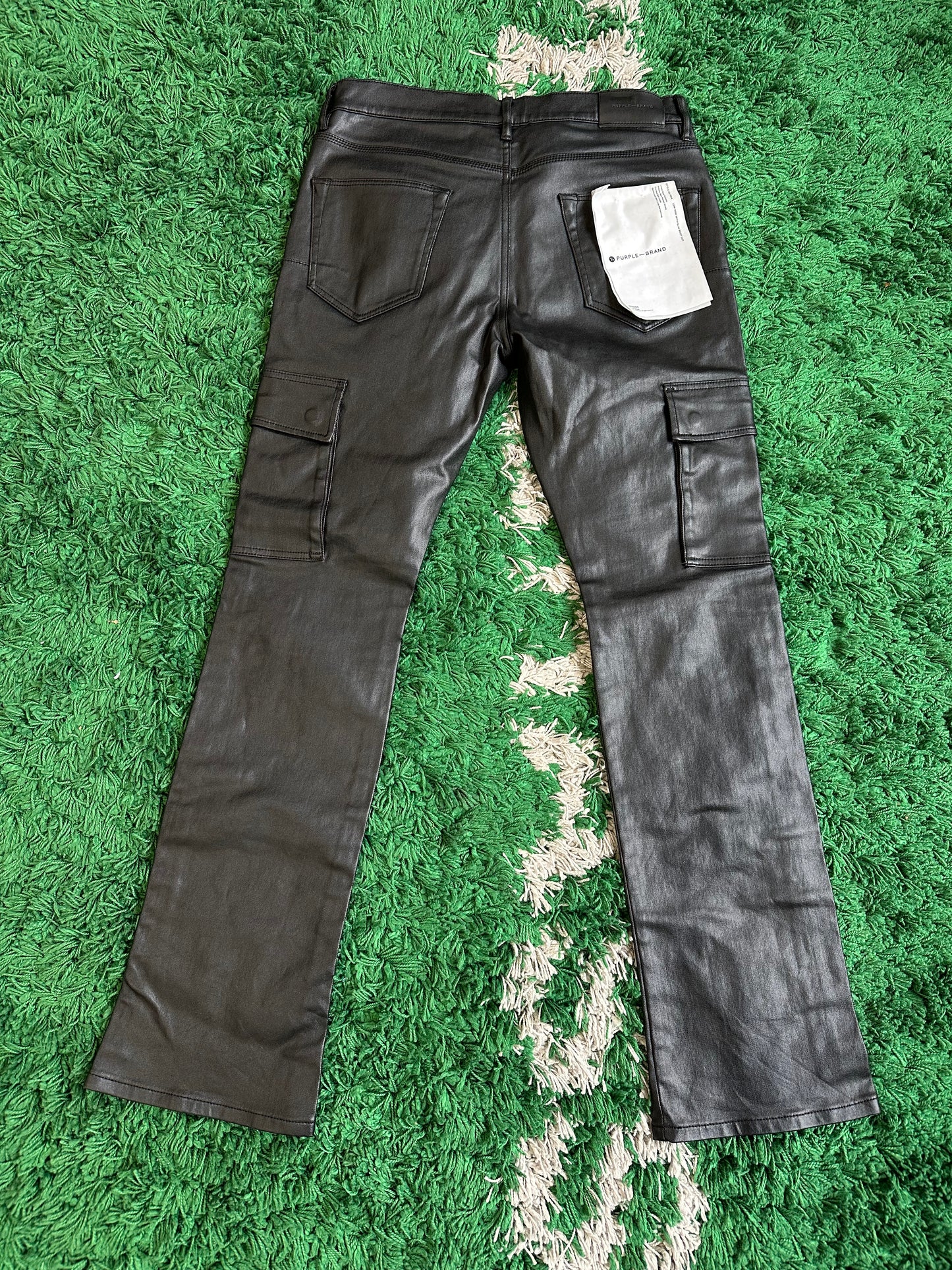 Purple Brand Waxed Jeans “Black” (33)