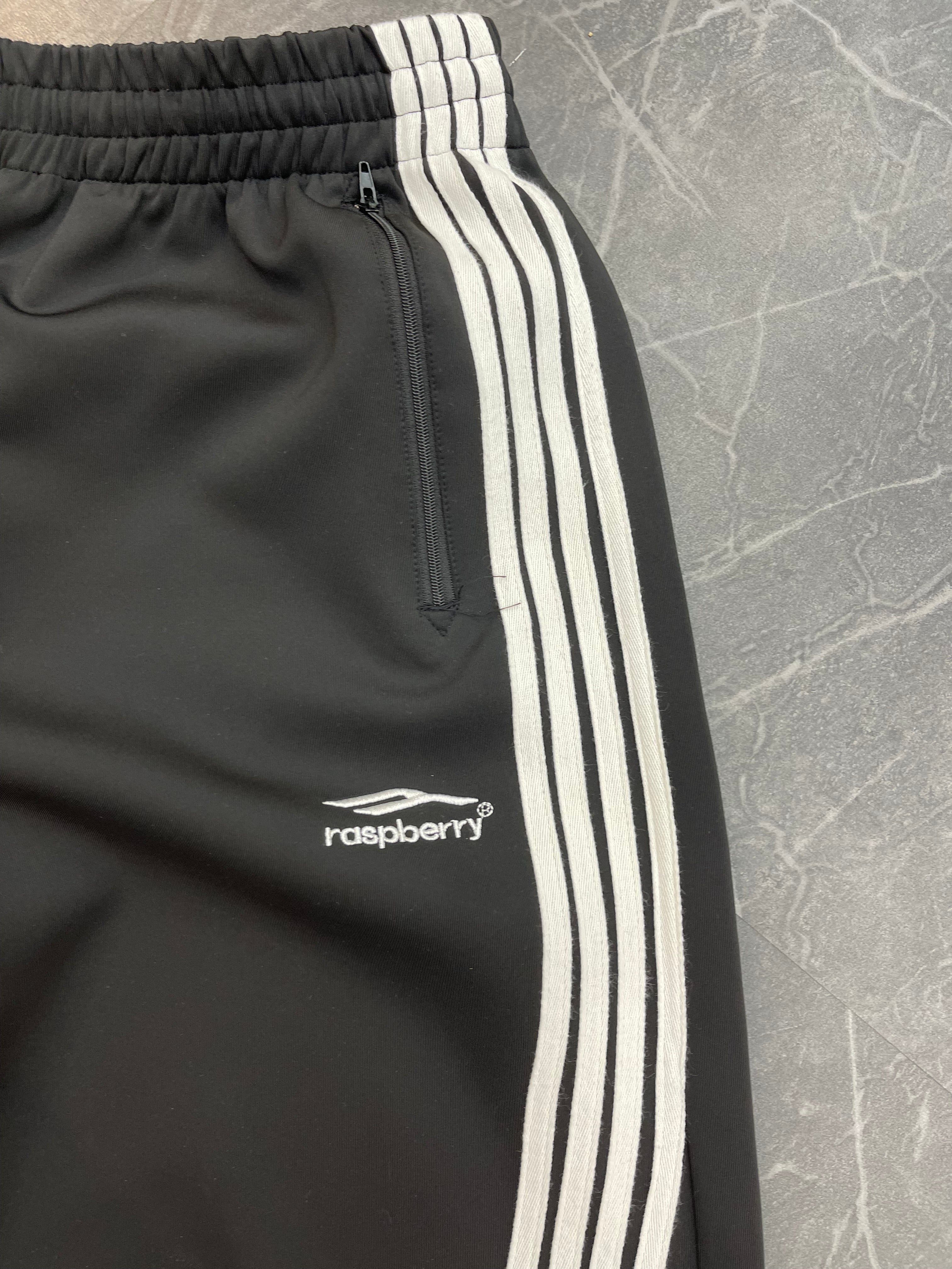 GV Gallery Black Striped Raspberry Track Pants