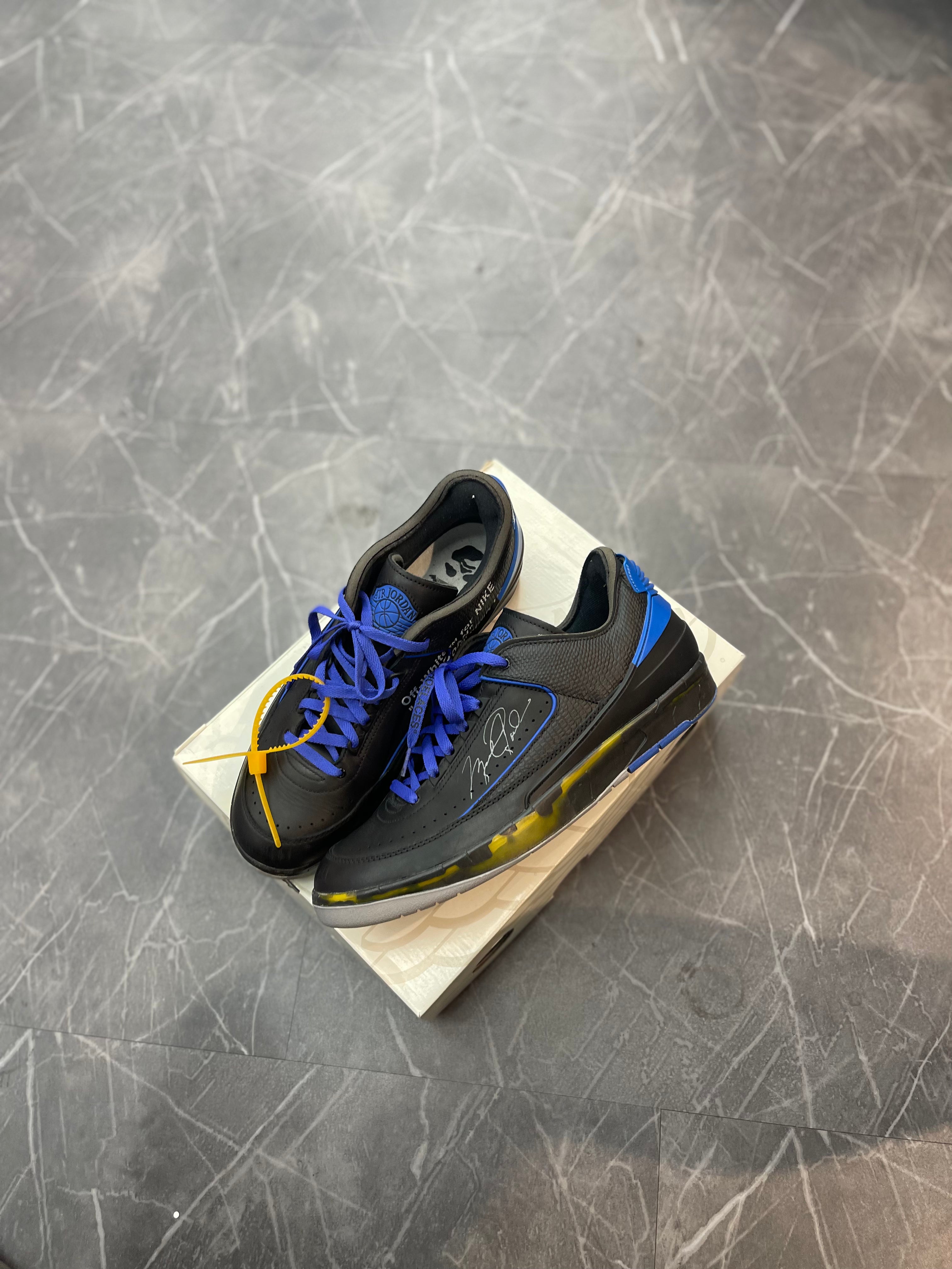 Off-White Jordan 2 “White Blue Black”