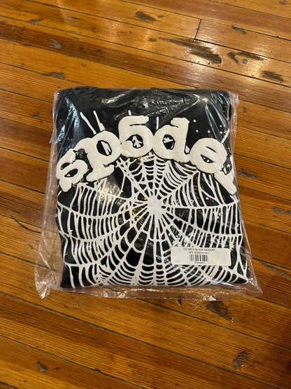 Sp5der Hoodie “Black Web”