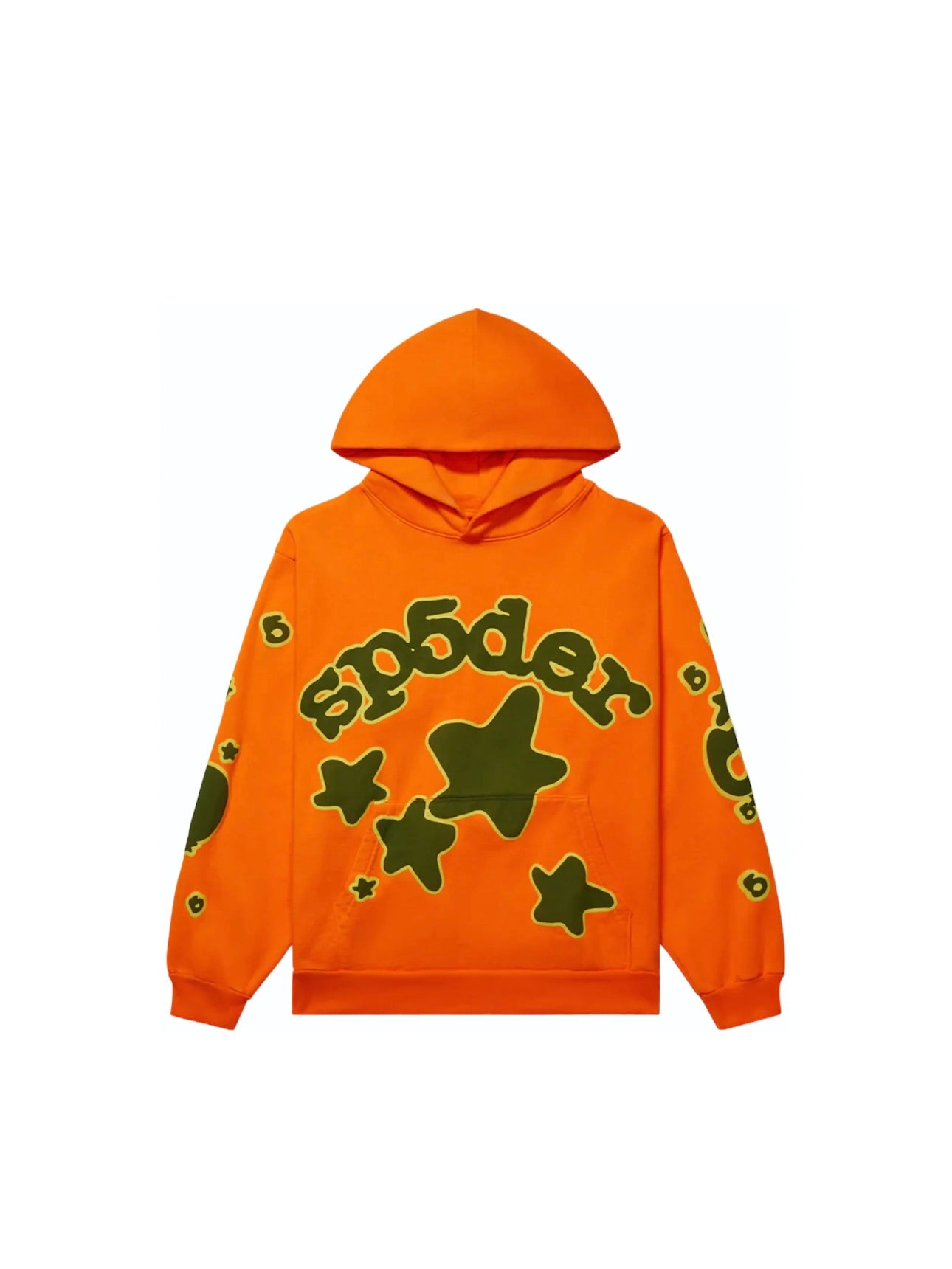 Sp5der Hoodie “Orange Beluga”