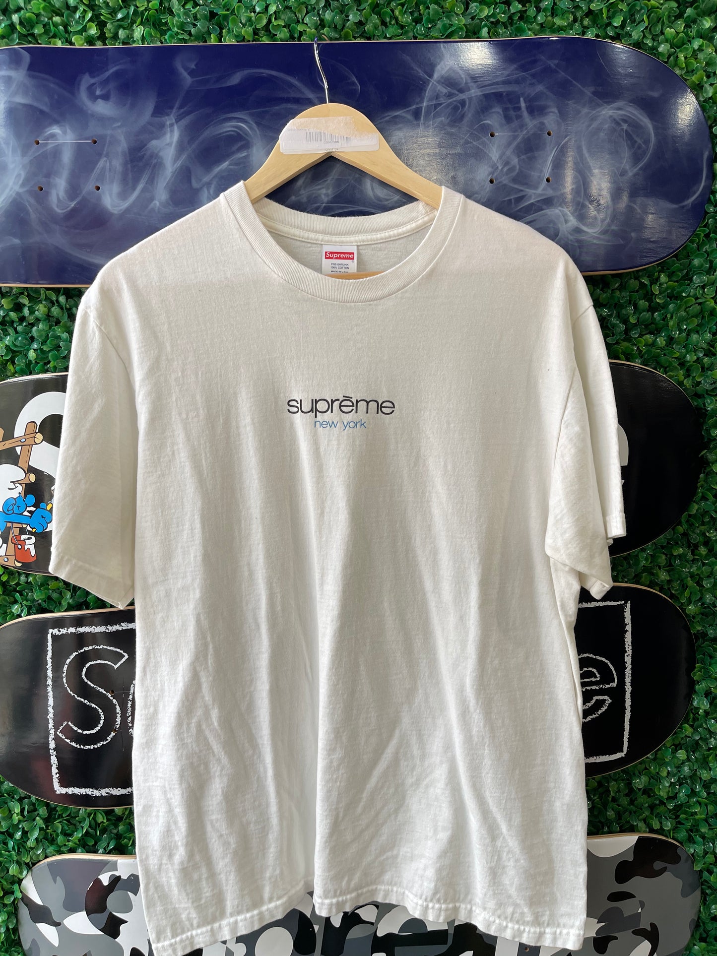 Supreme Tee “New York White”