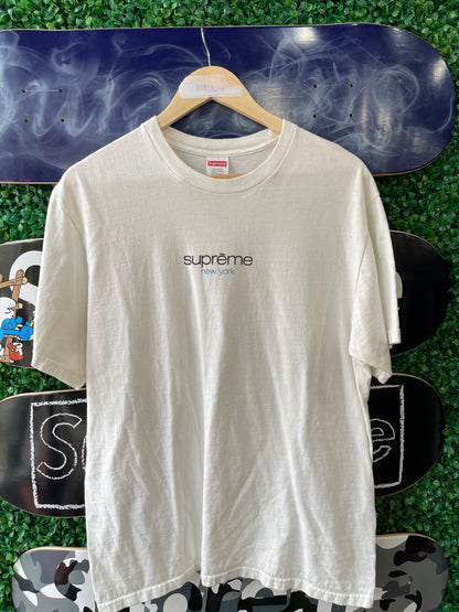 Supreme Tee “New York White”