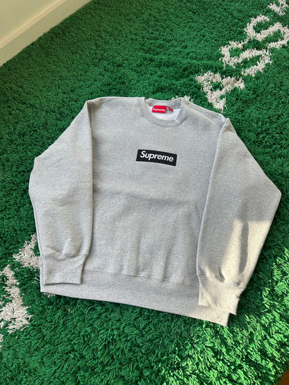 Supreme Box Logo Crewneck “Heather Grey”