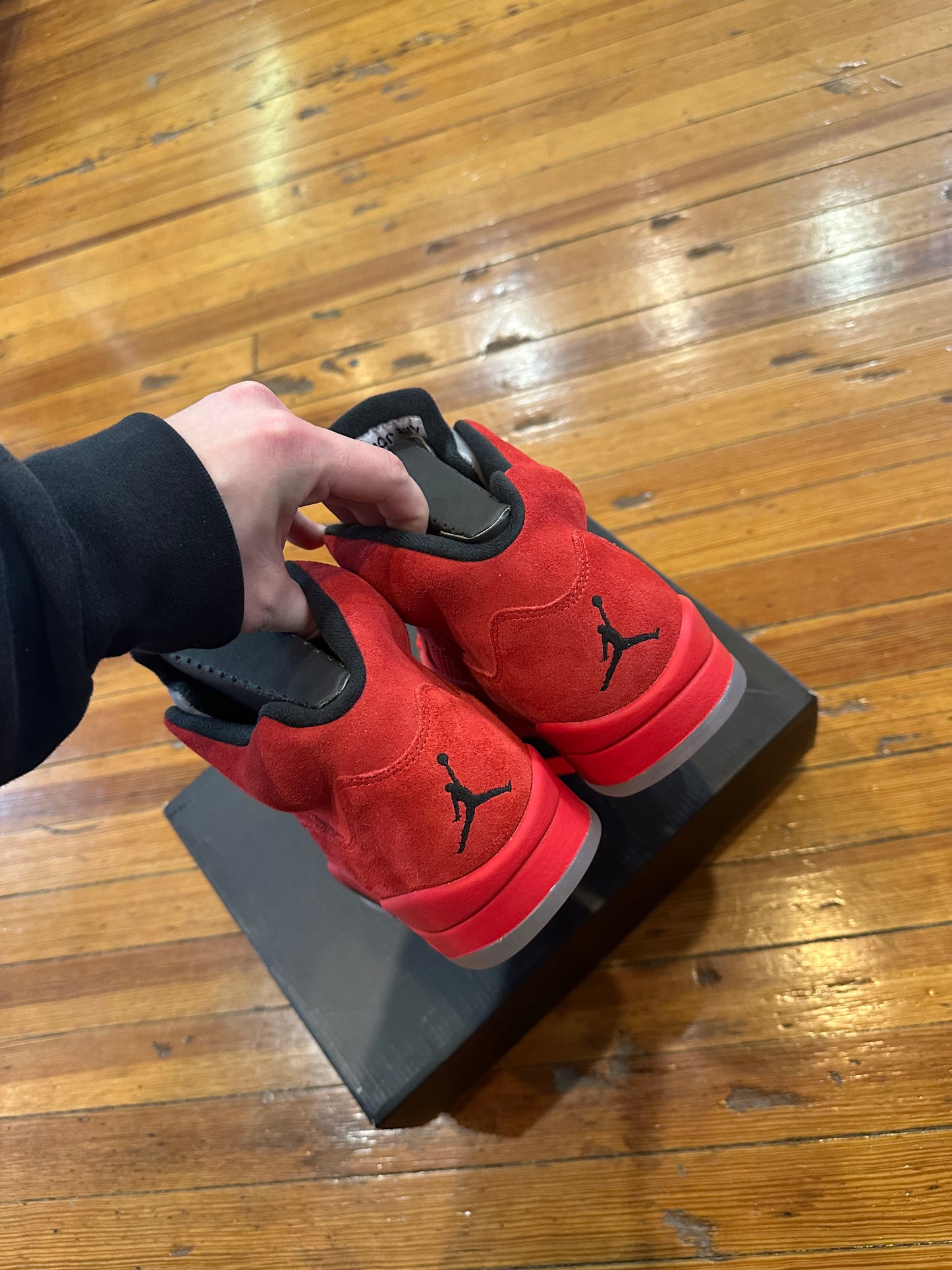 jordan 7 red suede