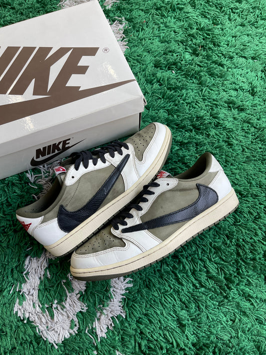Travis Scott X Jordan 1 Low “Medium Olive”