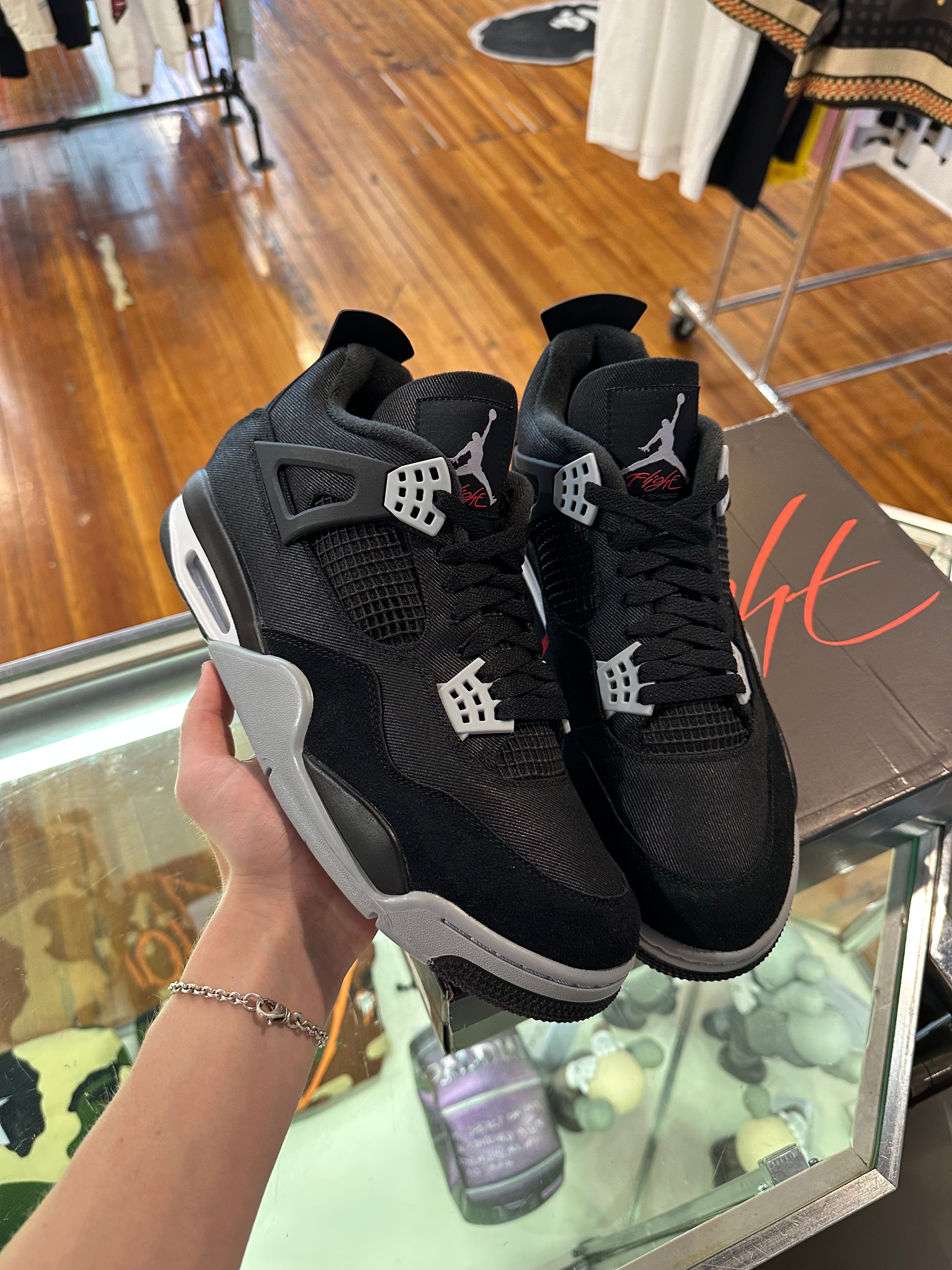 Jordan 4 “Black Canvas”
